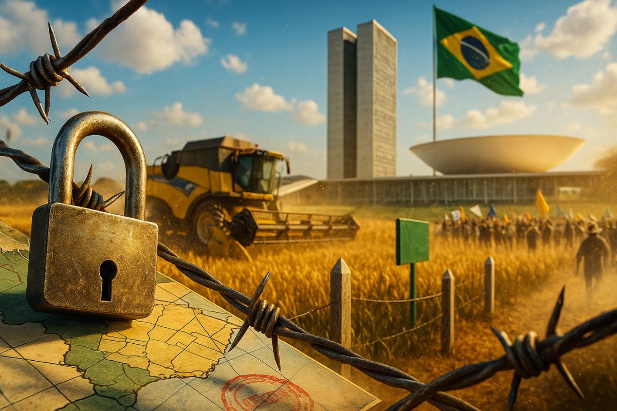 Câmara aprova projeto de lei que redefine critérios da reforma agrária, restringe a desapropriação a imóveis improdutivos e vincula a função social a condenação transitada em julgado, com a proposta agora no Senado.