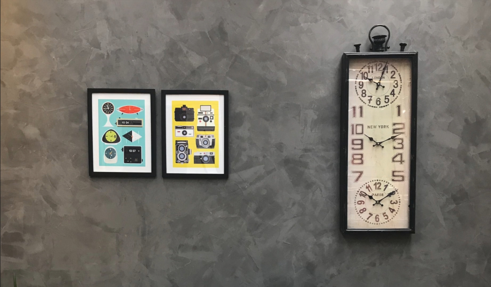 Cimento queimado, parede