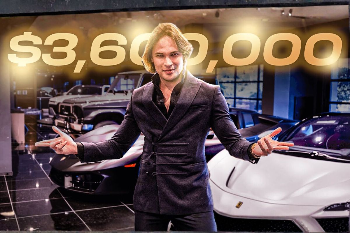 Thiago Finch mostra como montar uma garagem de R$ 19 milhões com carros de luxo, Ferrari e Lamborghini sem travar patrimônio, usando apenas rendimento de investimentos.