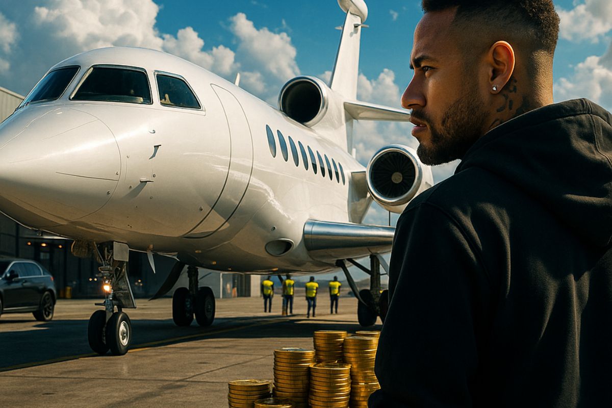 Descubra quanto custa manter o jato do Neymar e seu Falcon 900LX na aviação executiva, do custo mensal ao luxo extremo que cerca essa operação.