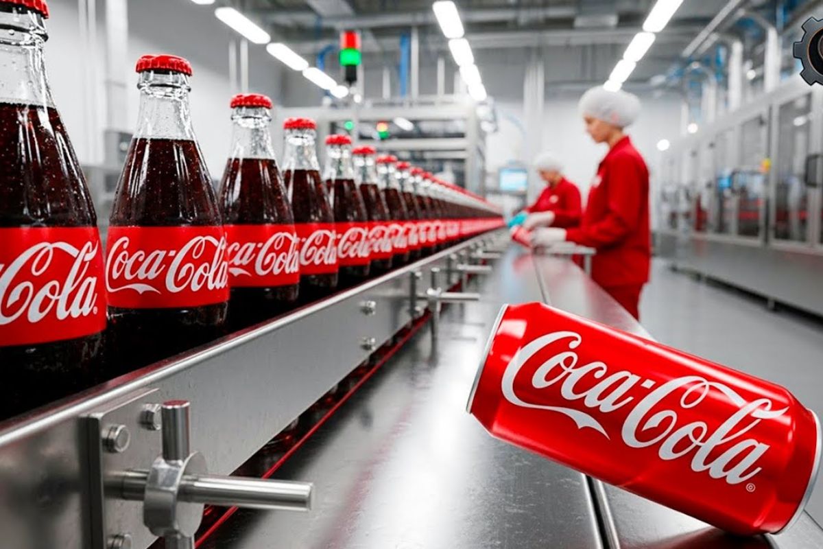 Descubra como a Coca-Cola transforma água purificada em bebida icônica, da fórmula secreta ao xarope e à produção em alta escala nas fábricas globais.