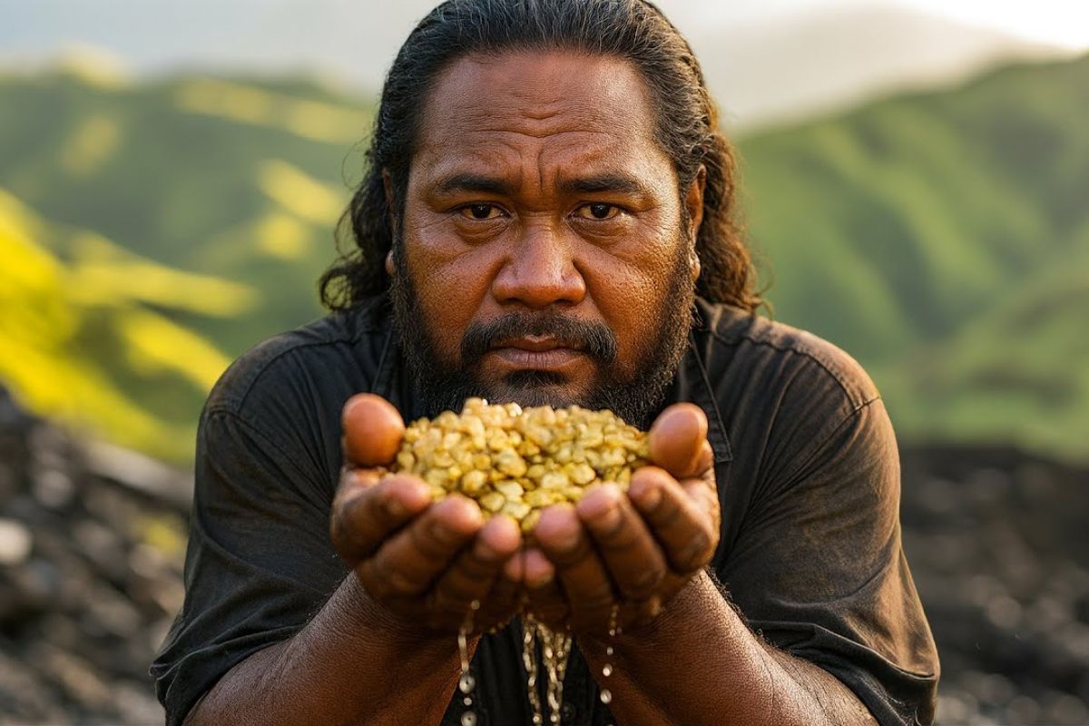 Mineradores em Gold Ridge, nas Ilhas Salomão, vivem do garimpo de ouro, trocam a escola por renda alta e revelam como o ouro transformou a região.