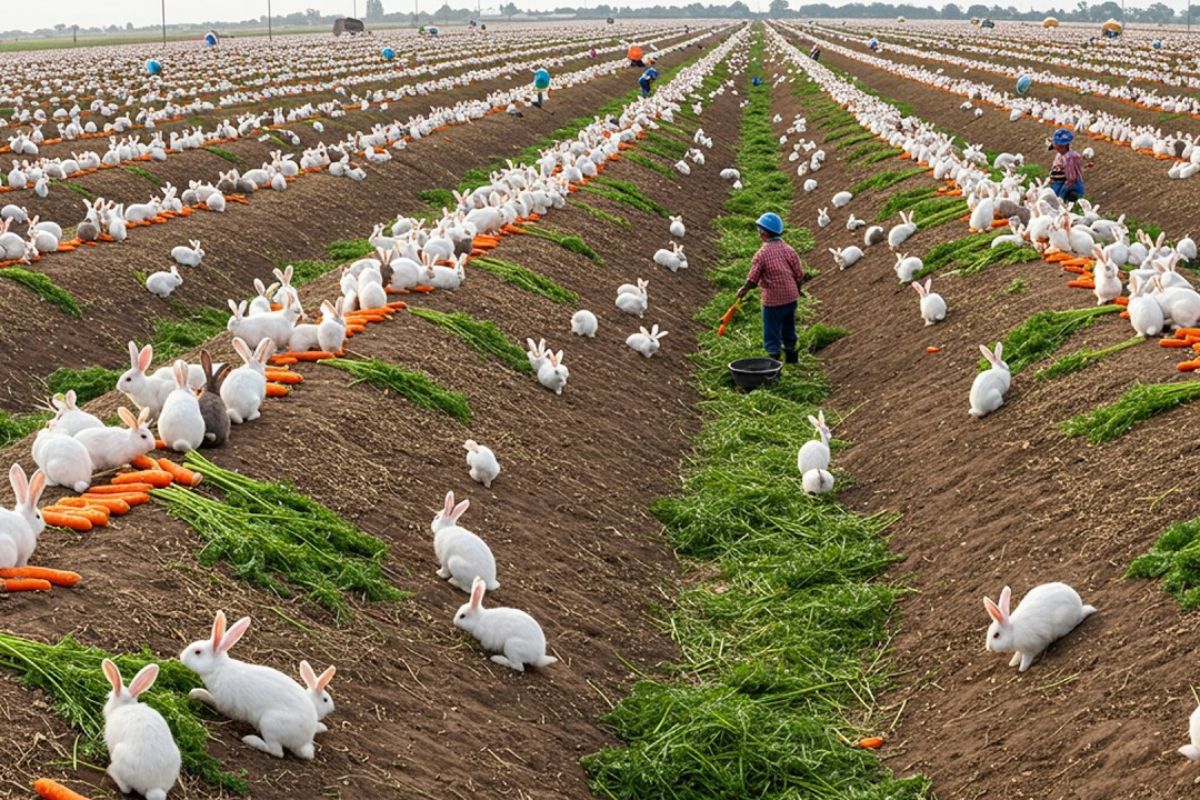 Conheça como fazendas de coelhos integram a agroindústria de proteína animal, produzem carne de coelho e galinha preta, exploram proteínas especiais e ganham espaço na economia global.