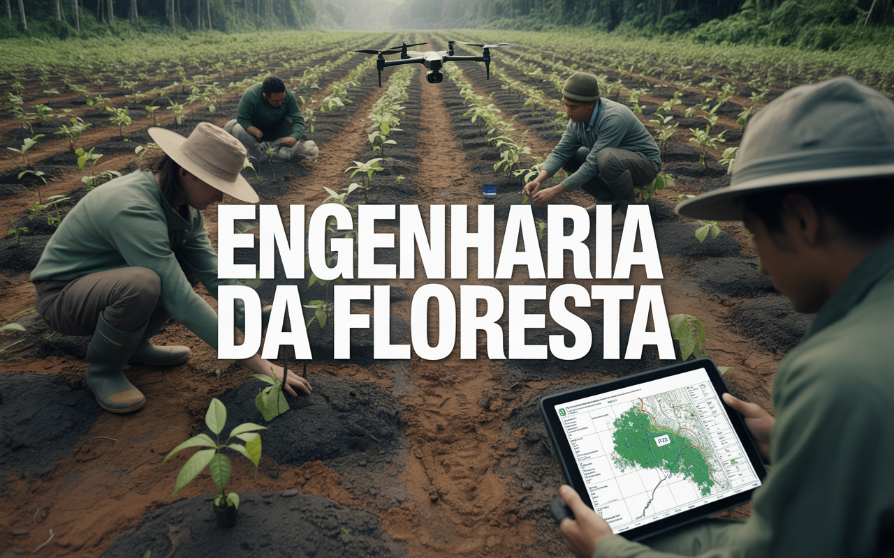 Com meta de restaurar 12 milhões de hectares até 2030, o Brasil aposta em “engenharia da floresta” para recuperar áreas degradadas na Amazônia e reconstruir ecossistemas com espécies nativas