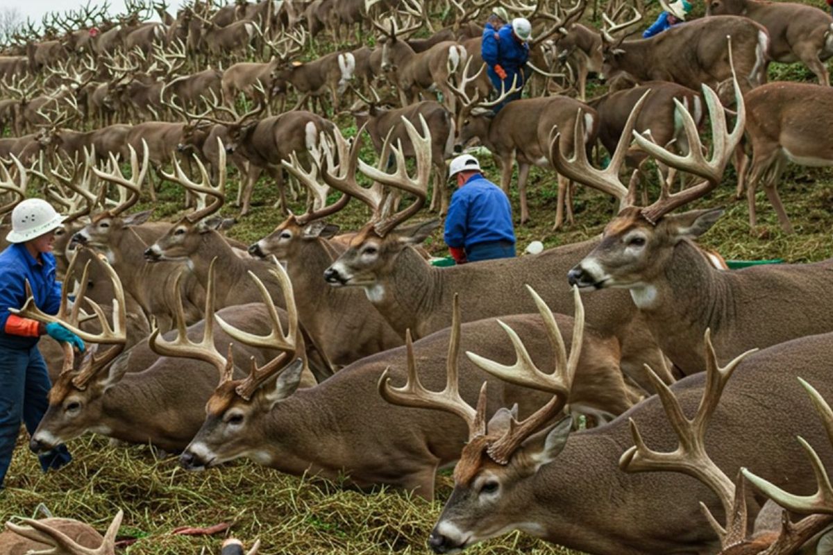 Dentro das fábricas de veludo de veado, o veludo vira pó de alto valor enquanto a carne, o frango caipira e os ovos de granja aberta formam uma indústria altamente tecnológica