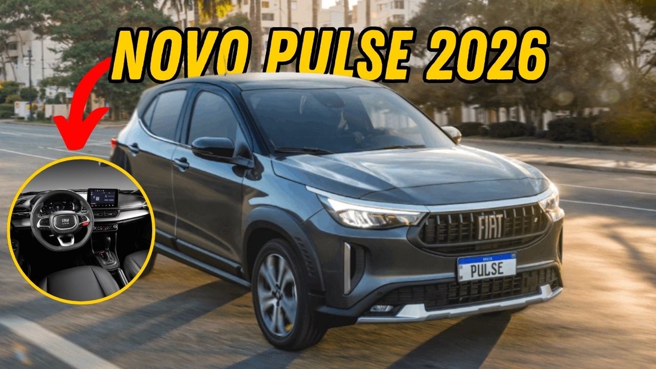 Com motor 1.0 turbo de até 130 cv e sistema híbrido leve, o Fiat Pulse 2026 ganha mais eficiência, fica até 10% mais econômico e desafia Polo TSI e Onix Turbo no segmento; entenda o que muda no Pulse Hybrid