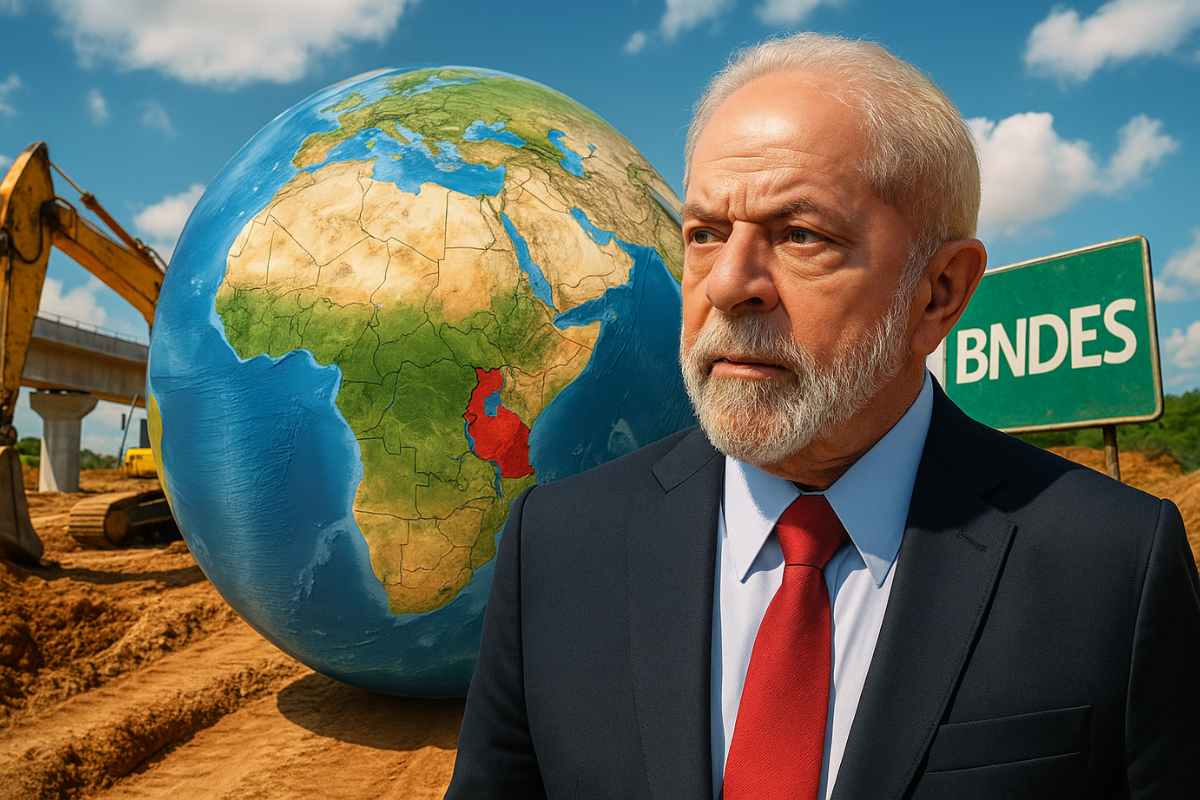 Lula usa o BNDES em obras fora do Brasil em Moçambique, com financiamento e projetos de infraestrutura que ampliam presença econômica e política do país.