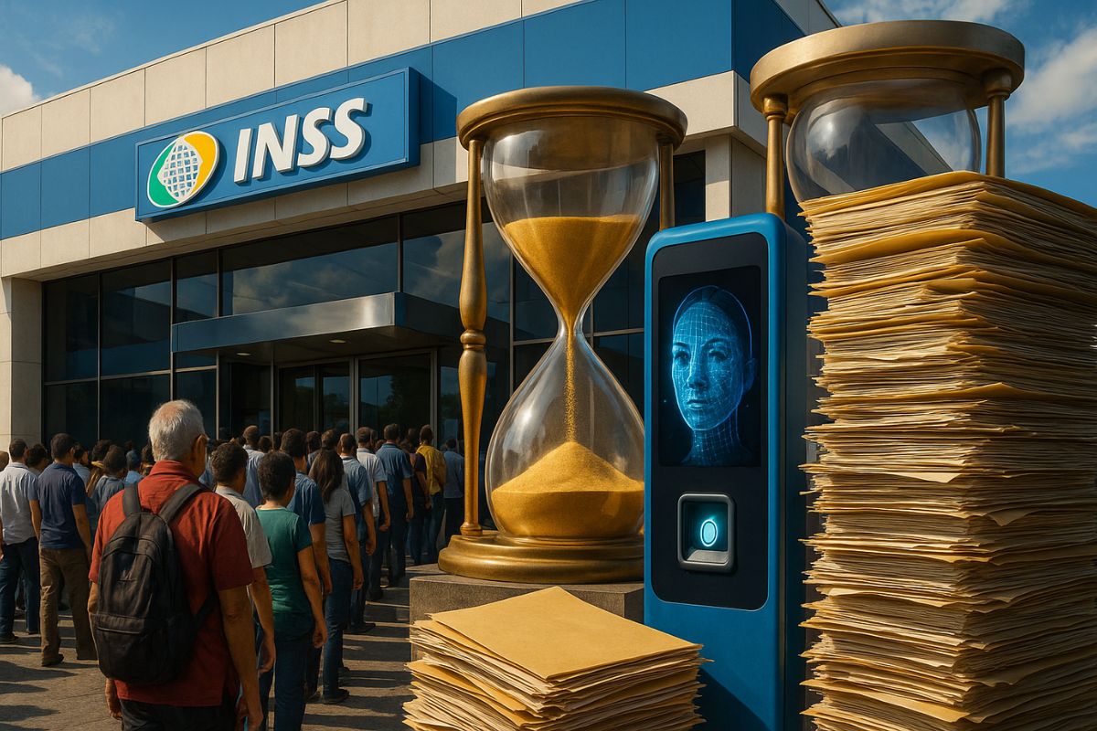 Com quase 3 milhões de pedidos parados, a fila do INSS trava aposentadorias e BPC, expõe o caos na perícia médica e levanta dúvidas sobre a biometria obrigatória como solução.