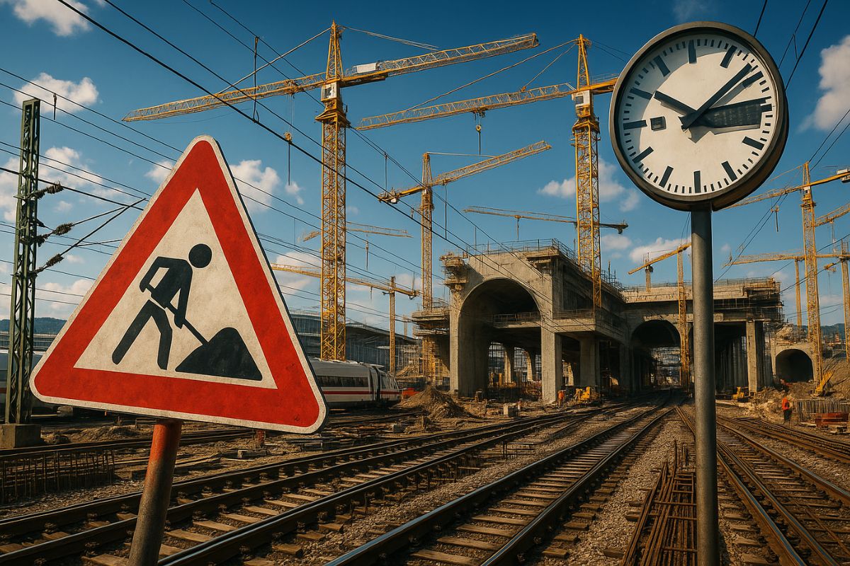 No megaprojeto Stuttgart 21, estação subterrânea parada expõe falhas em obras públicas e na infraestrutura alemã, com atrasos em obras e custos cada vez maiores.