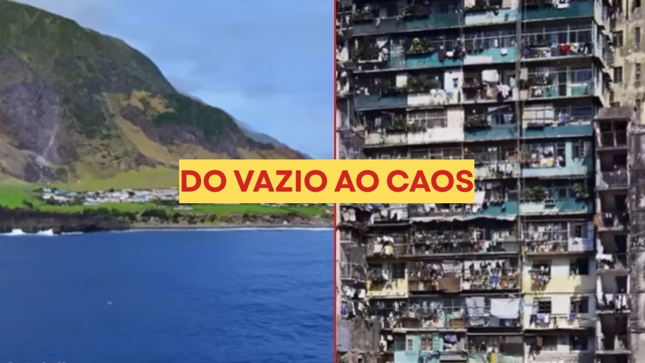 Da solidão à superlotação caótica: O verdadeiro abismo entre 0 e 1,2 milhão de habitantes por km²
