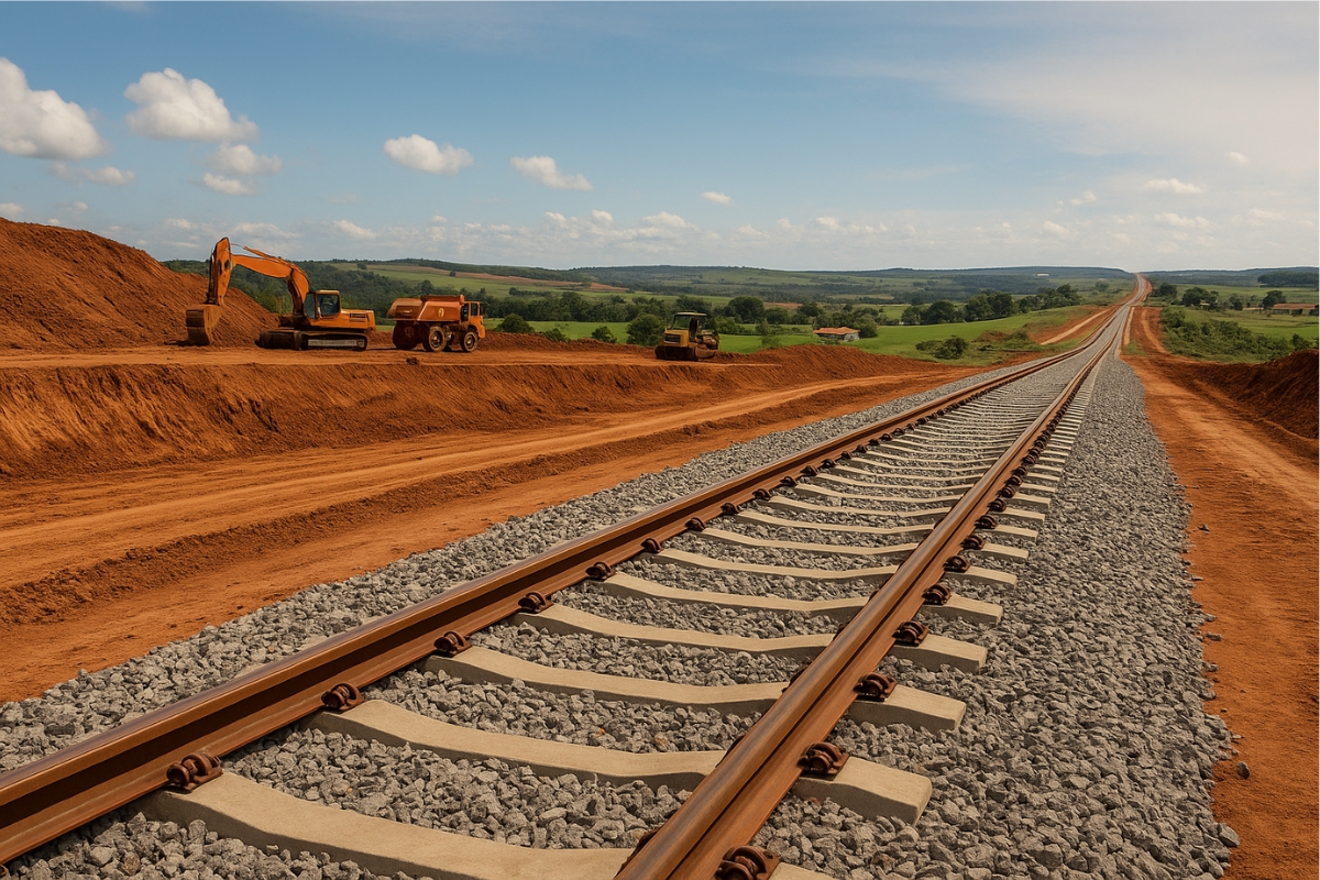 Ferrovia gigante no Centro-Oeste: “obra que corta fazendas para ligar Mato Grosso ao mundo”