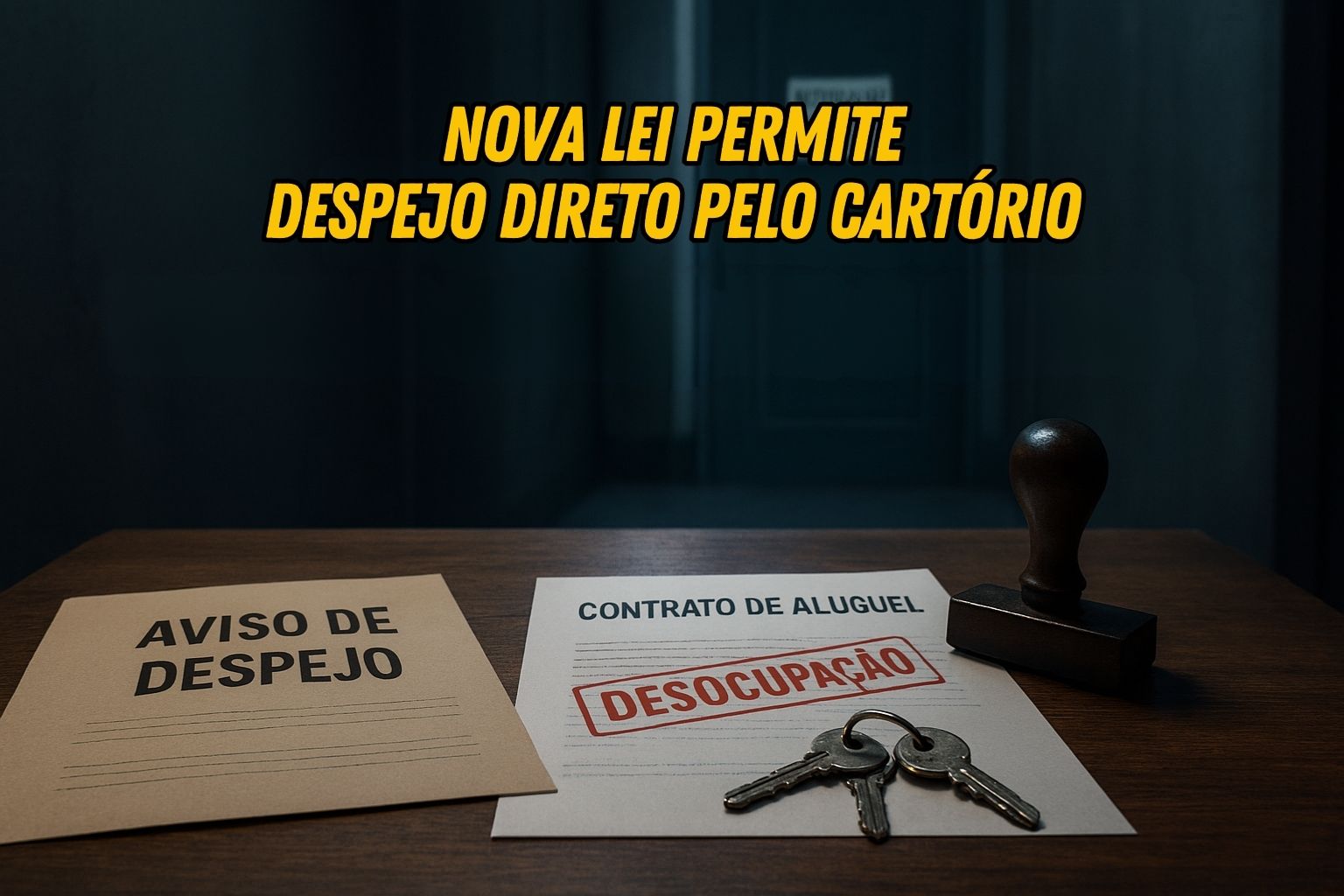 Despejo pode ocorrer sem ação judicial: nova lei do despejo extrajudicial permite desocupação via cartório, acelera a retomada de imóveis e preocupa inquilinos e proprietários nas grandes cidades