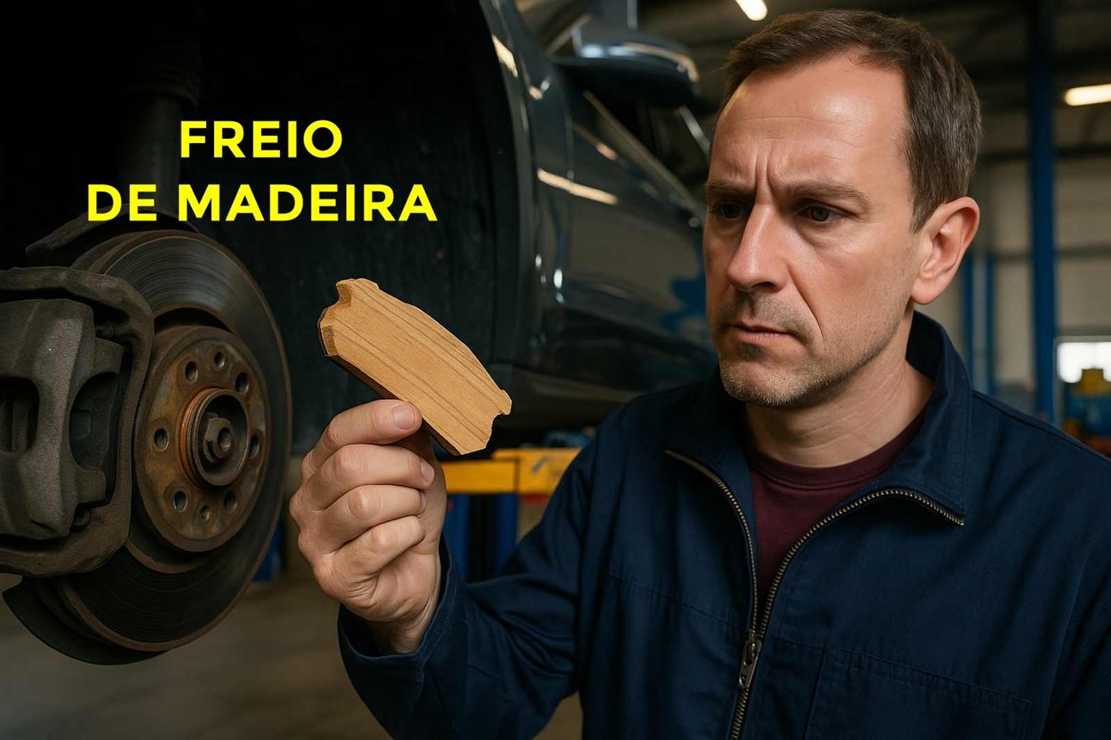 Caso de Mercedes com pastilhas de freio de madeira leva polícia alemã a investigar adulteração e risco extremo ao motorista