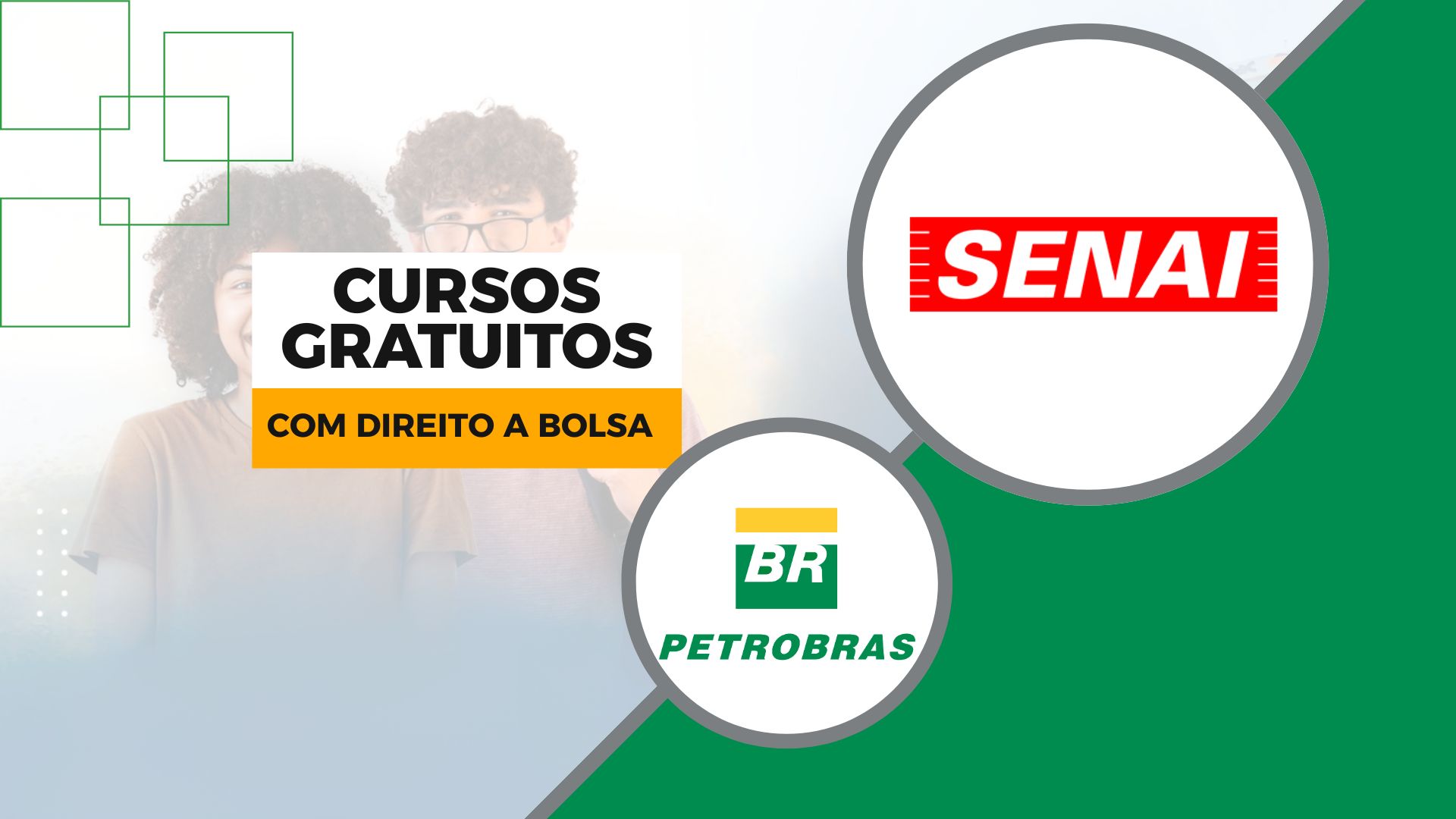 Cursos técnicos gratuitos do Senai-SP oferecem bolsa de até R$ 858 com apoio da Petrobras. Vagas em cinco cidades paulistas. Inscrições abertas.