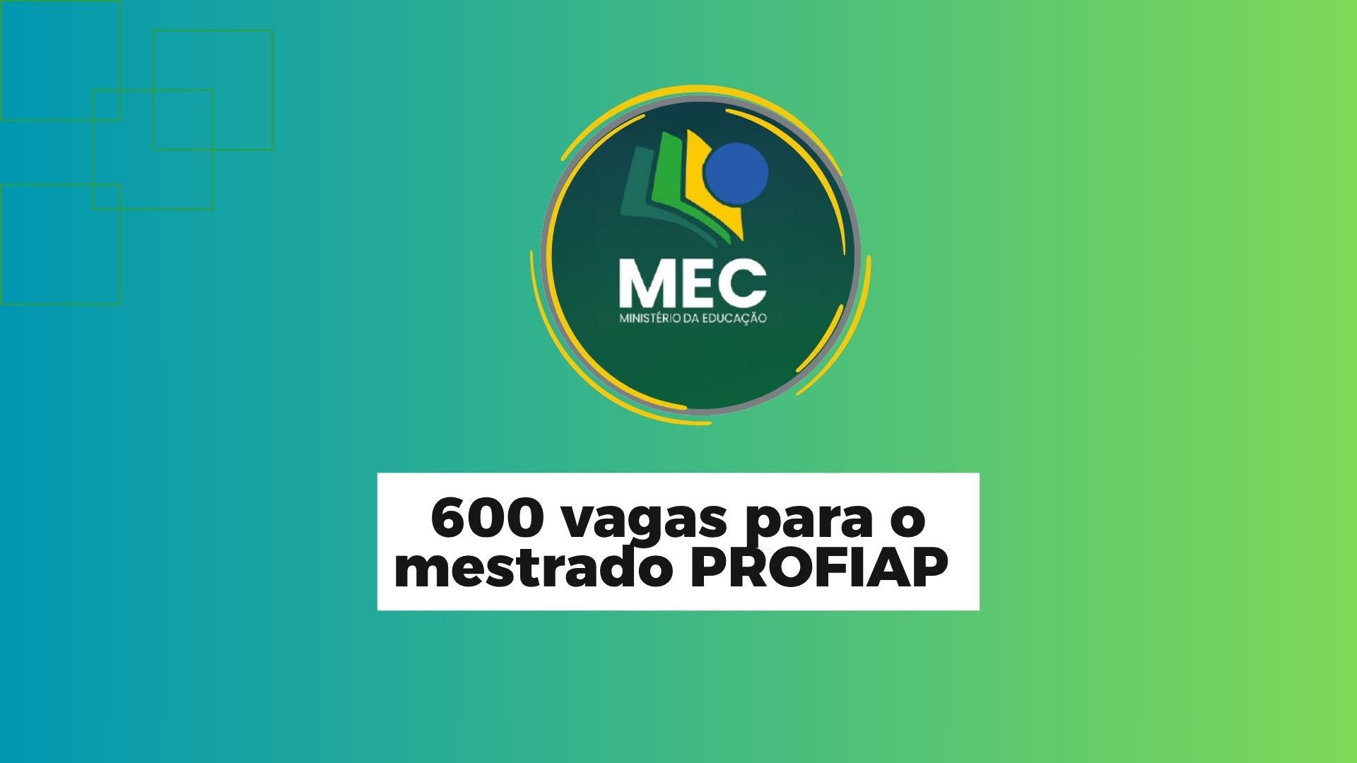CAPES oferece 600 vagas para o mestrado PROFIAP em administração pública, com seleção via Teste ANPAD e aulas aos sábados. Inscrições abertas.