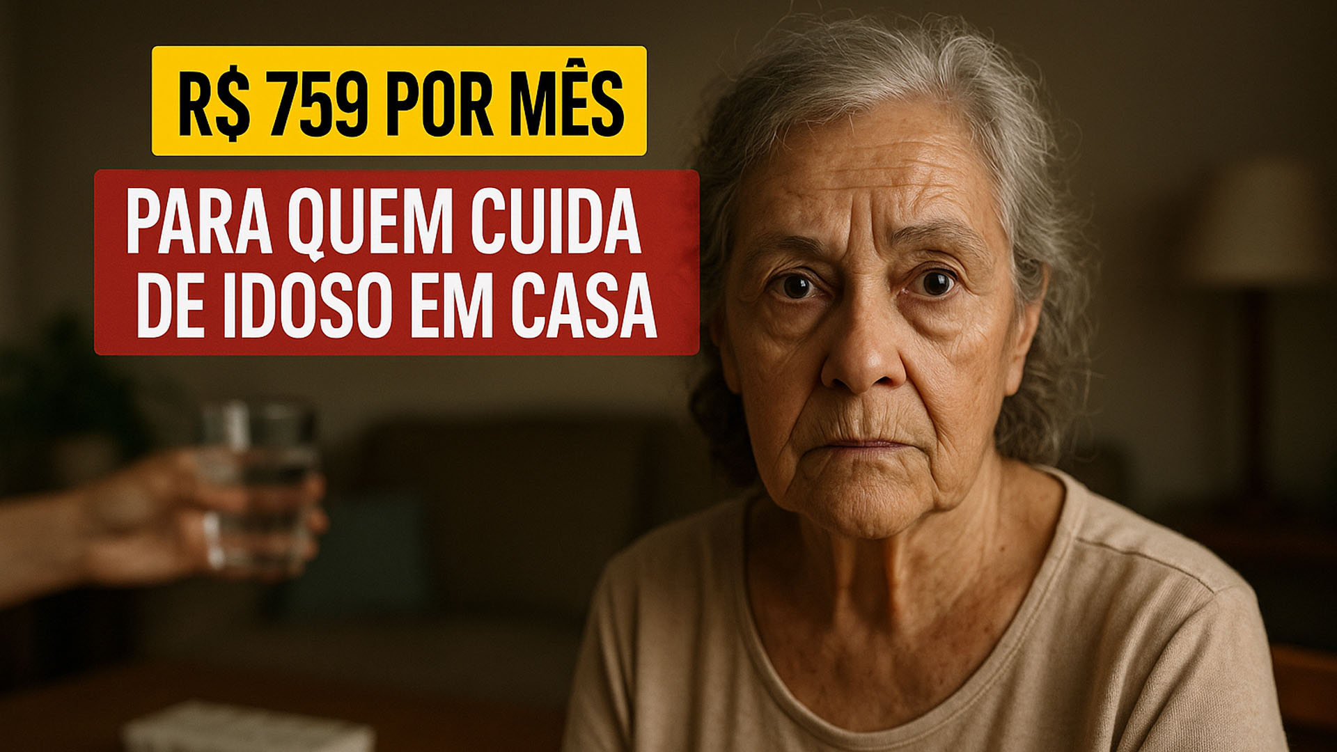 Governo anuncia que quem cuida de idoso em casa agora passará a receber R$ 759 por mês durante até 24 meses por beneficiário, iniciando em 6 cidades no Paraná