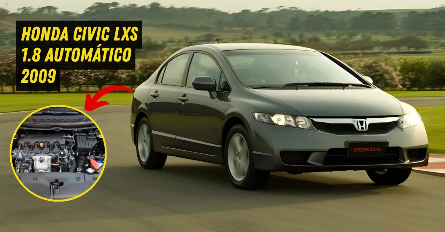 Honda Civic LXS 1.8 automático 2009 usado: sedã japonês com motor de 140 cv, câmbio automático e fama de indestrutível ainda é uma das melhores compras abaixo de R$ 50 mil no Brasil