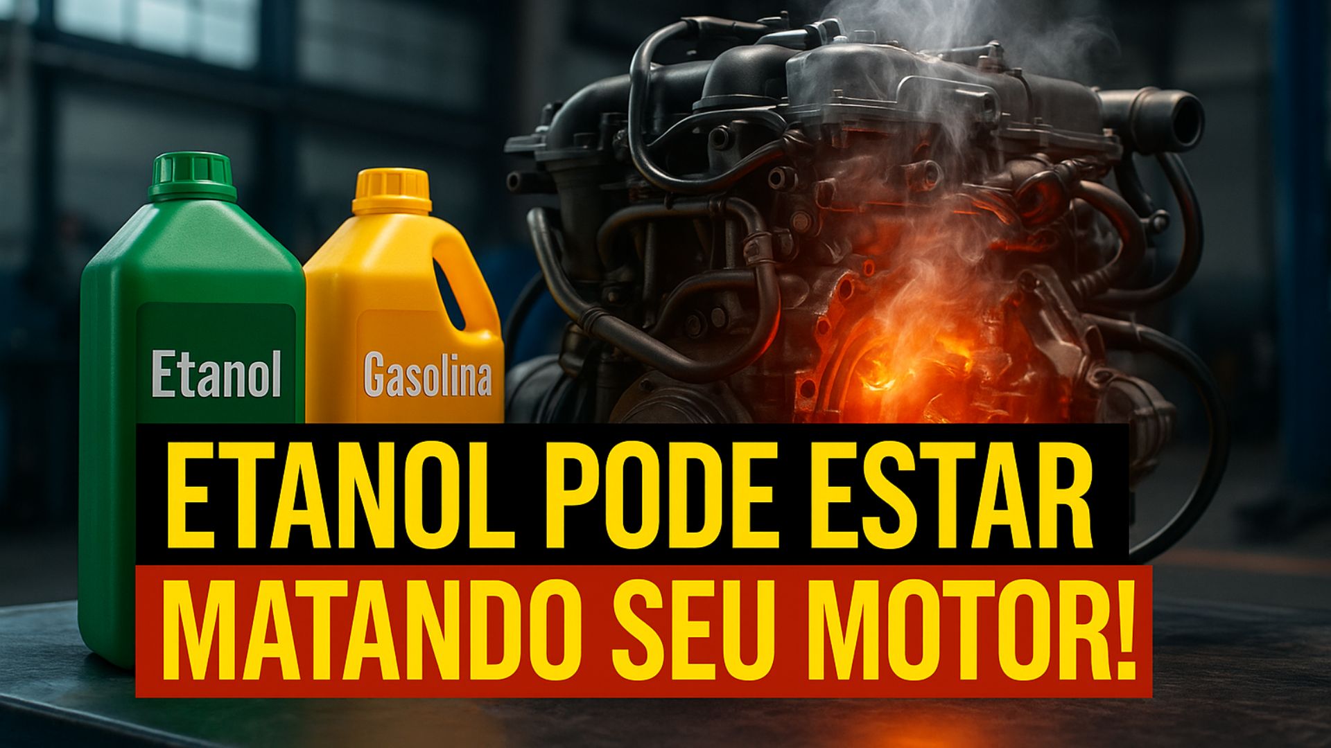 Entenda por que o etanol pode contaminar o óleo, atrasar o aquecimento e reduzir a durabilidade do motor em carros flex.