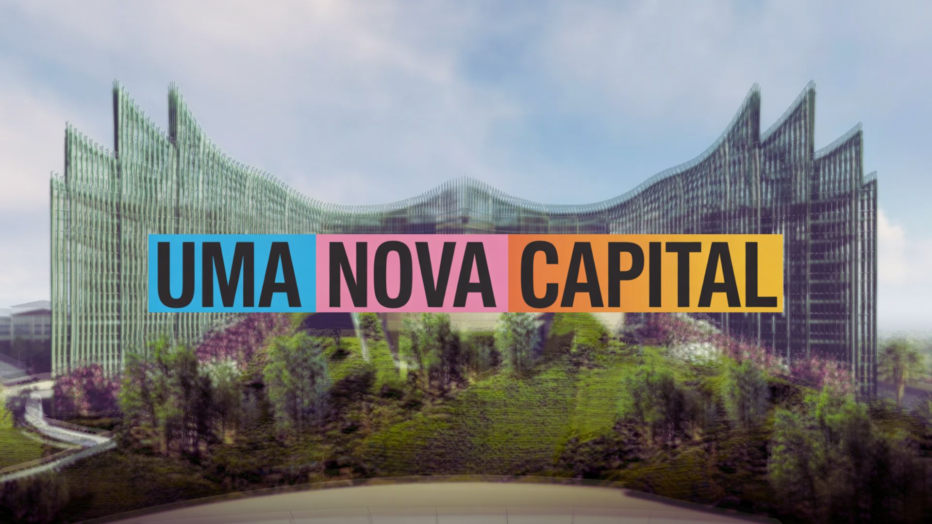 Palácio presidencial em forma de águia com asas de 177 m ergue-se em Nusantara, a nova capital planejada da Indonésia, reunindo arte, engenharia e símbolo nacional. (Imagem gerada por IA)