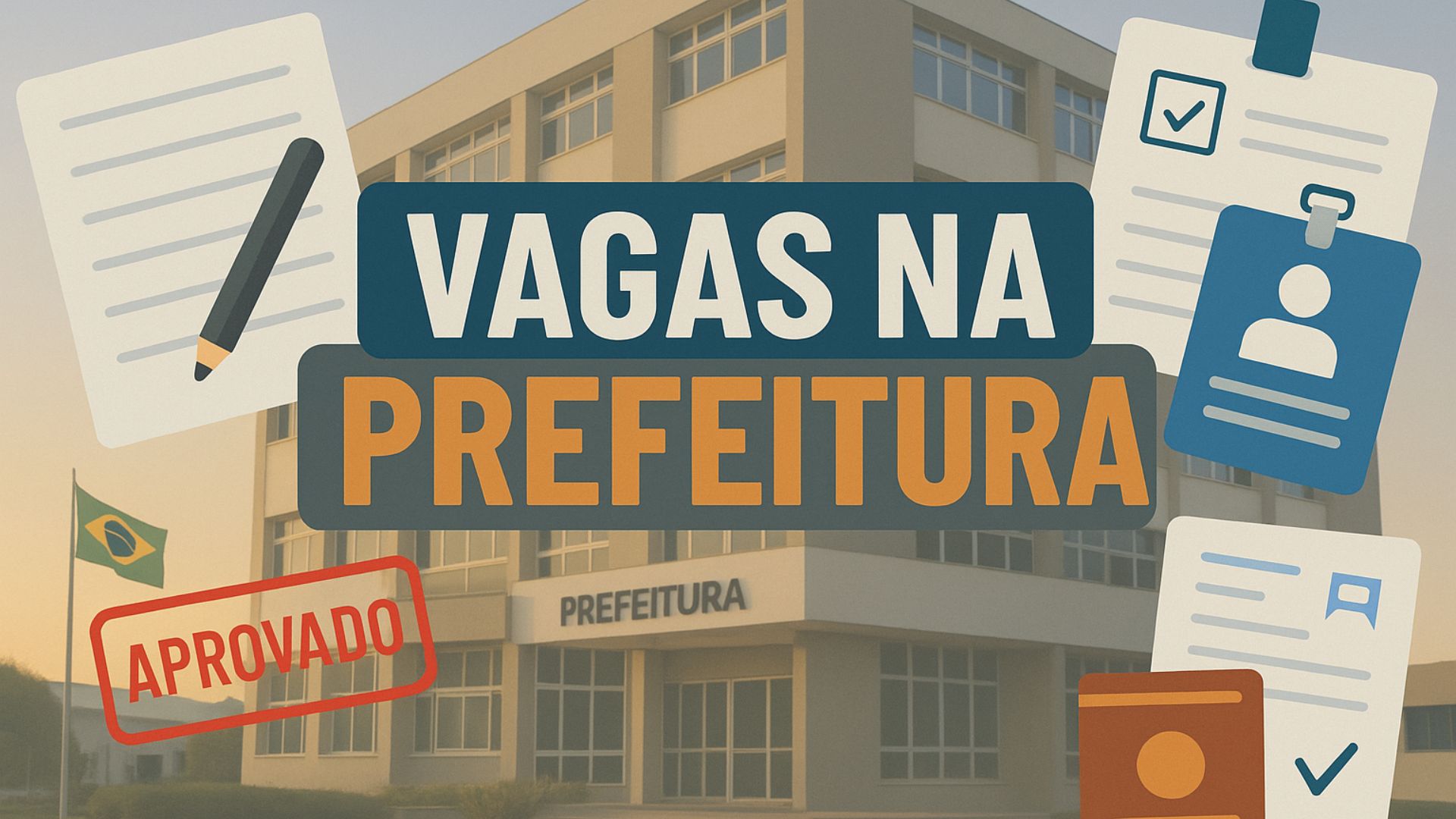 Prefeitura de Canelinha abre processo seletivo com salários acima de R$ 3 mil e vagas para níveis fundamental e médio. Inscrições até 20/11.