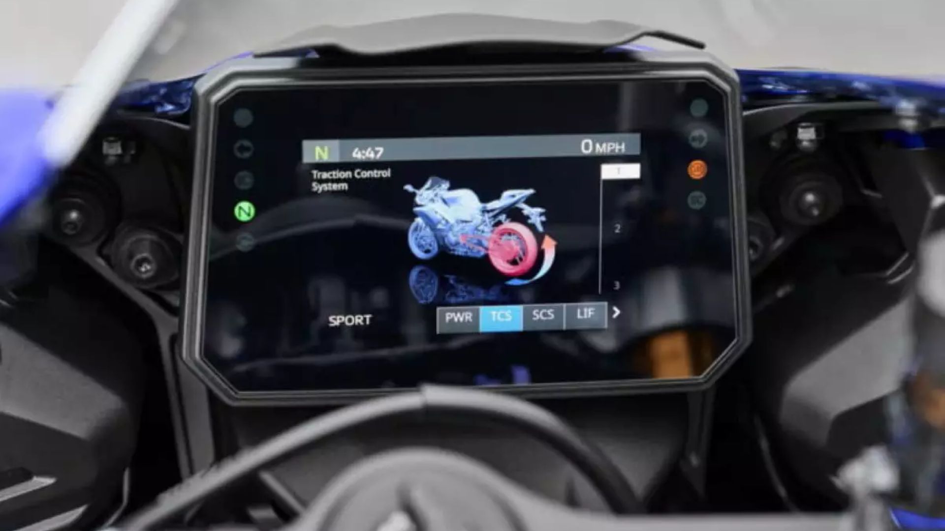 A nova Yamaha R7 2026 chega com IMU de 6 eixos, quickshifter bidirecional, painel TFT e motor CP2 de 689 cm³.