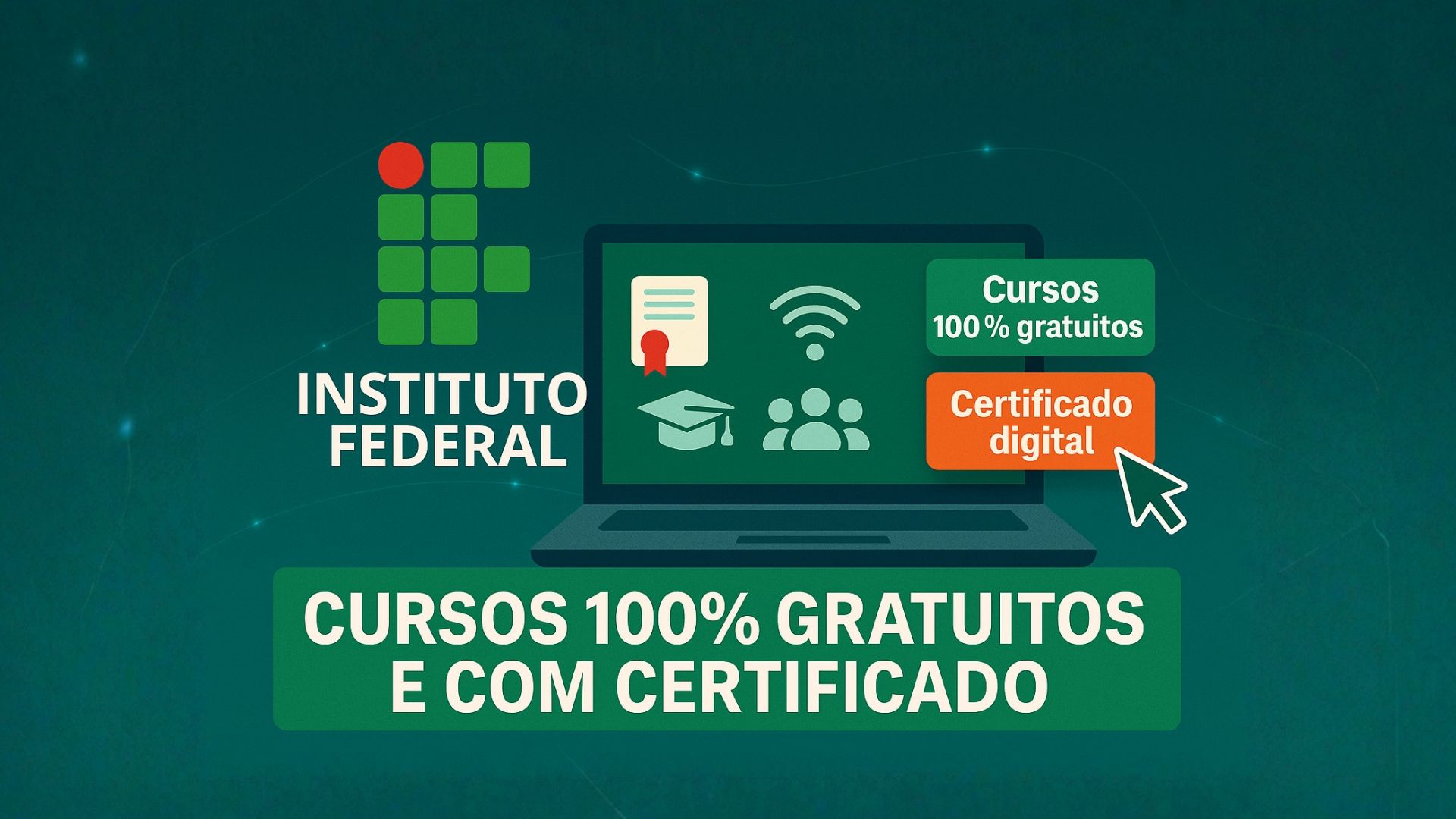 Abertas as inscrições para cursos gratuitos 100% EAD do IFB, com certificado digital e início imediato. Verifique como participar e ampliar suas competências.