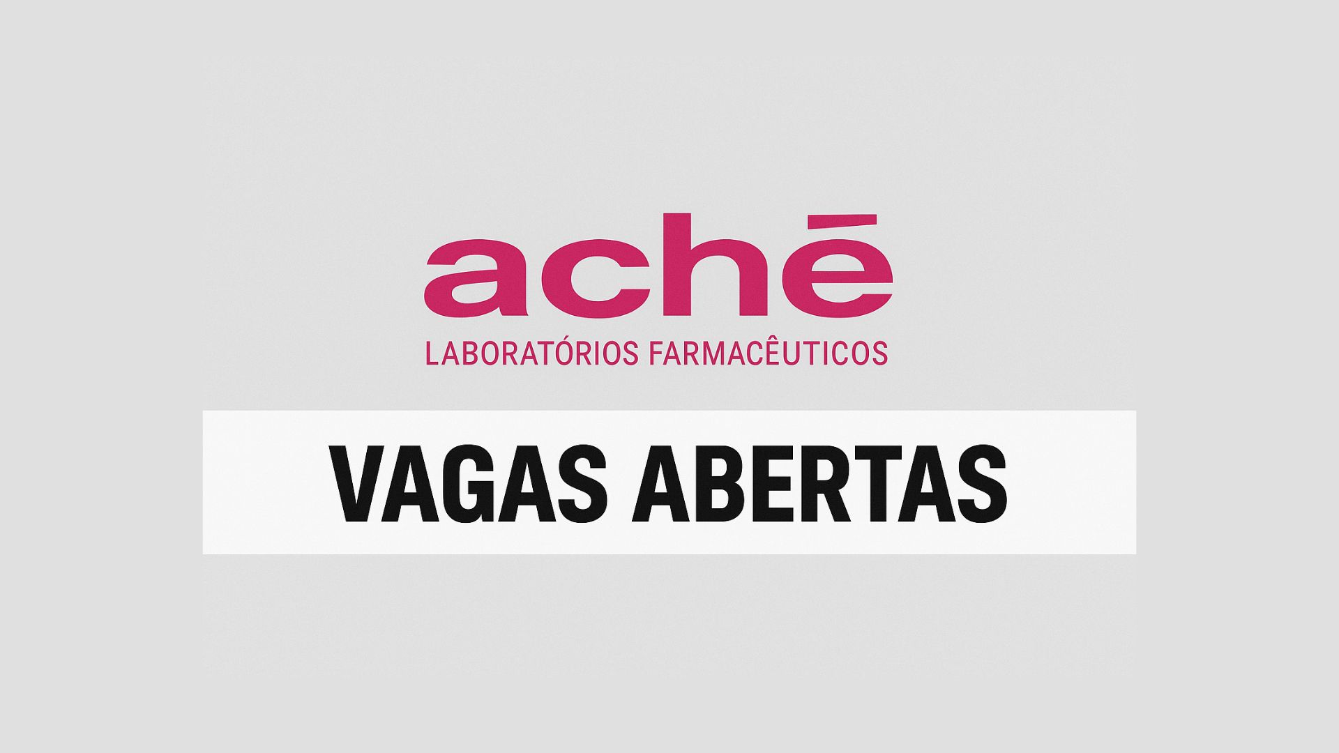 Inscreva-se hoje para a vaga de Analista de Controle de Qualidade Pleno na Aché em São Paulo, jornada das 7h às 16h, foco em matéria-prima e formação superior exigida.