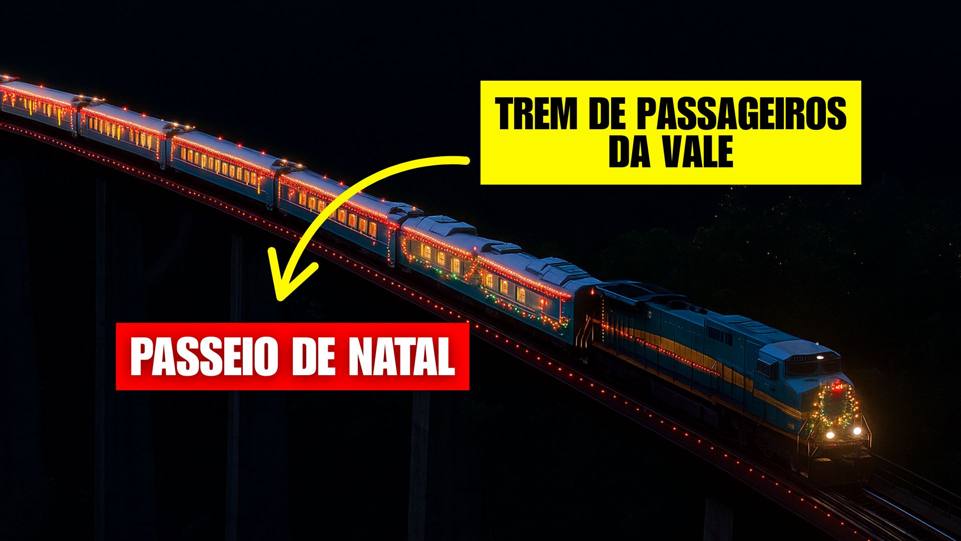 Passagens para o trem da Vale entre BH e Cariacica já estão à venda para o Natal, com rota de 664 km, 30 paradas e viagem de cerca de 13 horas.