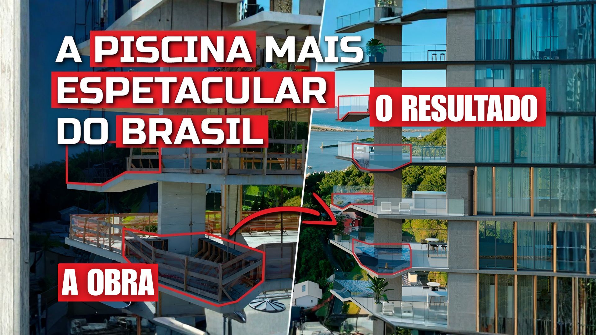 Edifício Infinitá Treehouse em Itajaí reúne piscina suspensa, floresta vertical e apartamentos de luxo que ultrapassam R$ 20 milhões.