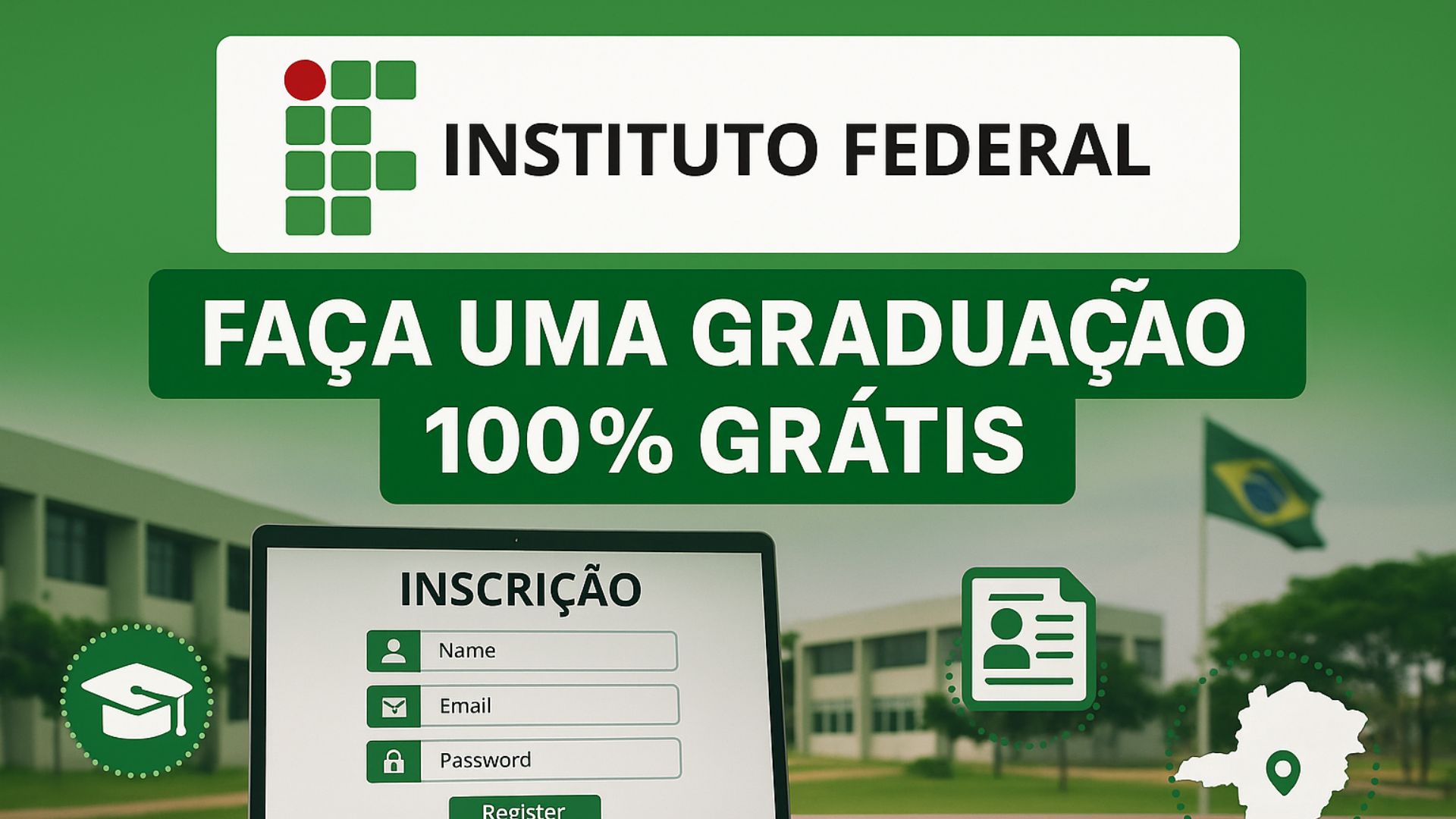 IFNMG abre 1.500 vagas gratuitas em cursos EAD e semipresenciais com seleção por análise curricular. Inscrições até 17 de novembro.