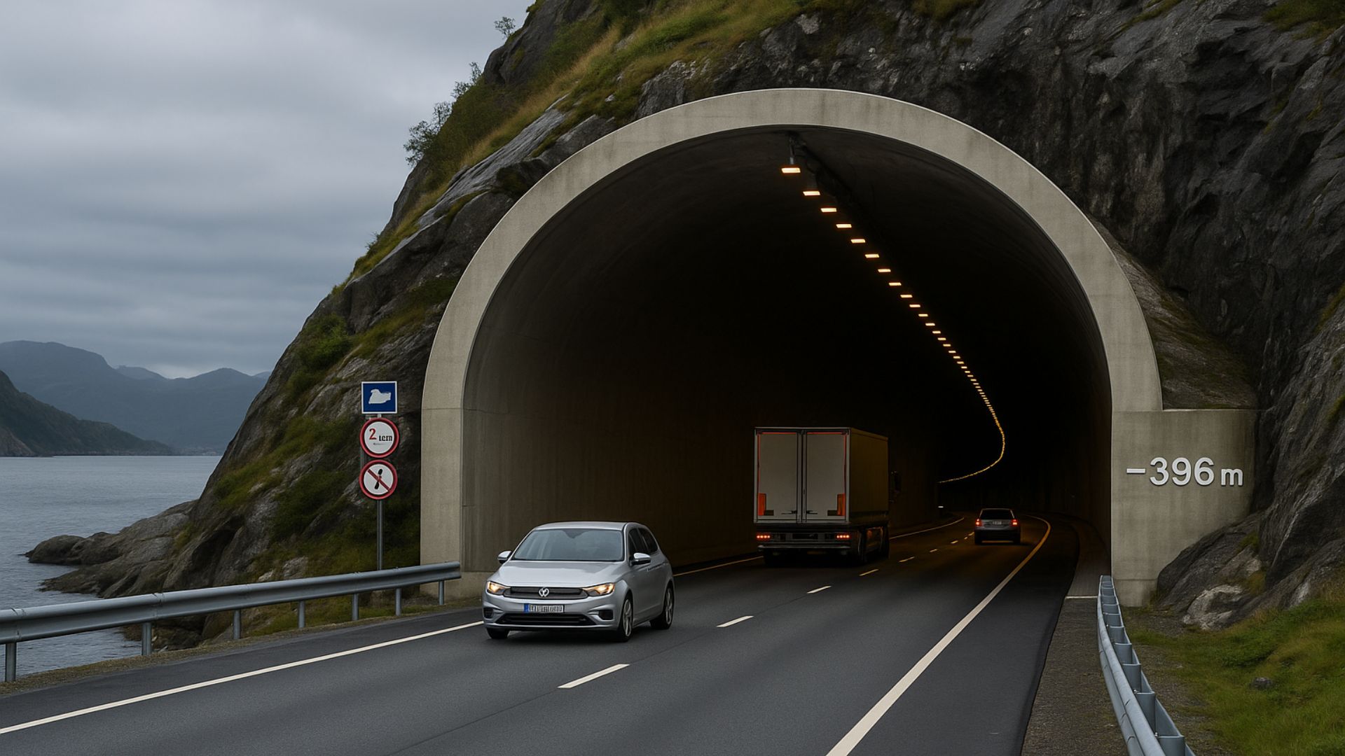 Obra monumental na Noruega: túnel submarino de 26,5 km e 396 m de profundidade vai acabar com balsas e liberar exportações com tráfego de 6 mil veículos por dia.
