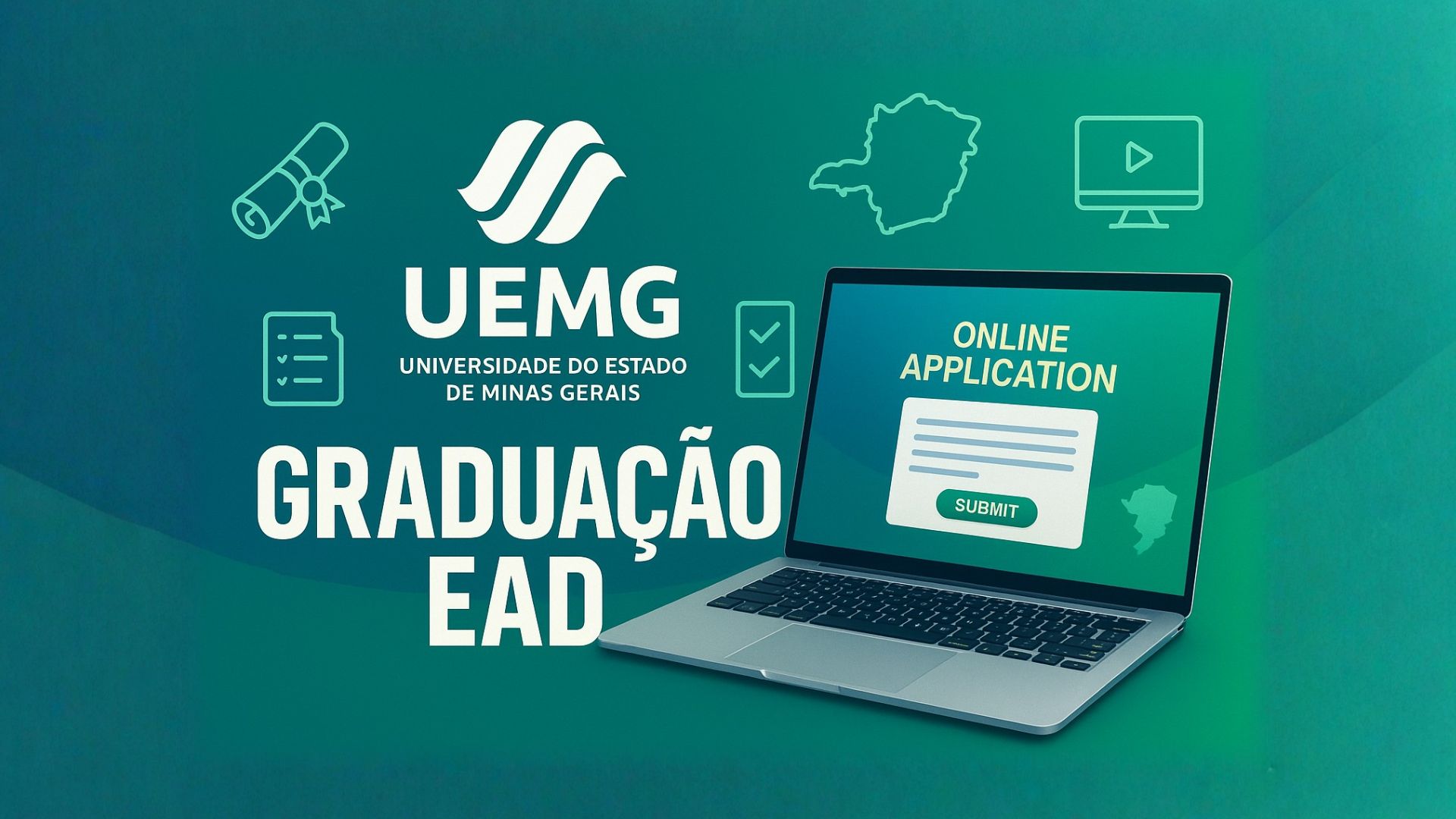 Vestibular UEMG EaD 2026 oferece cursos gratuitos, 350 vagas e seleção sem prova. Veja como funciona a inscrição e quem pode participar.