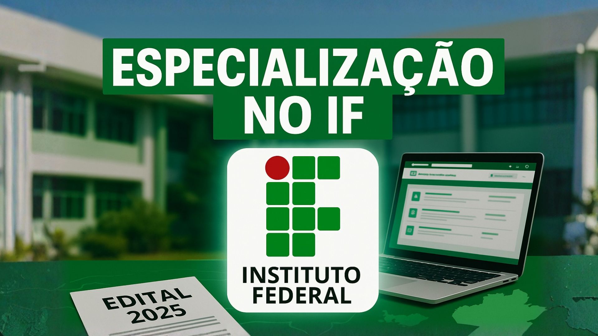 Inscrições abertas para pós-graduação EaD gratuita do IFPA com 200 vagas em cinco polos do Pará. Curso tem 360 horas e seleção curricular.