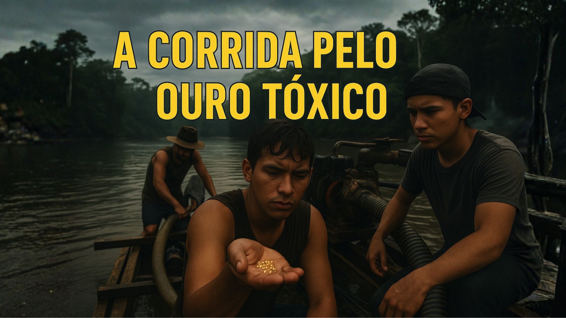 Garimpo ilegal no rio Nanay atrai jovens com renda rápida, espalha mercúrio tóxico e ameaça comunidades indígenas da Amazônia peruana.