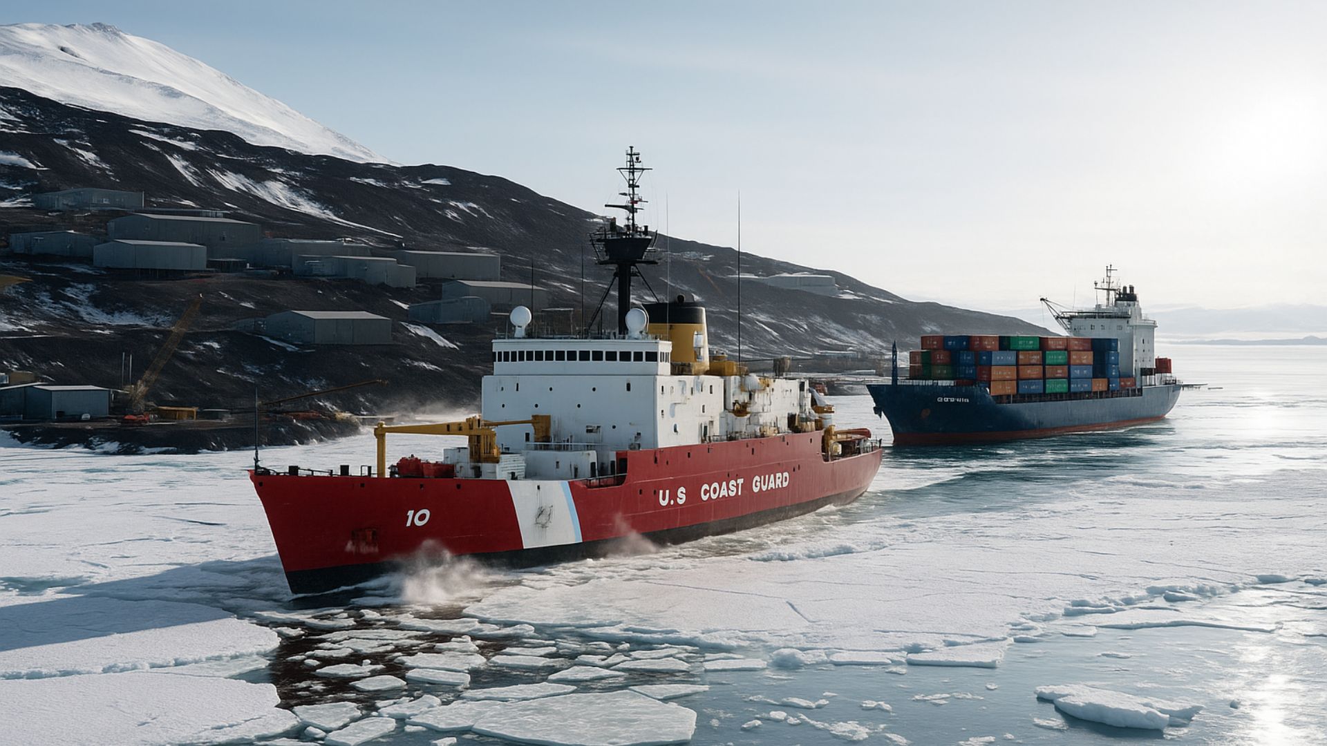 Maior base da Antártida depende de um único navio anual, estoques congelados e logística extrema para alimentar mais de mil pessoas isoladas.