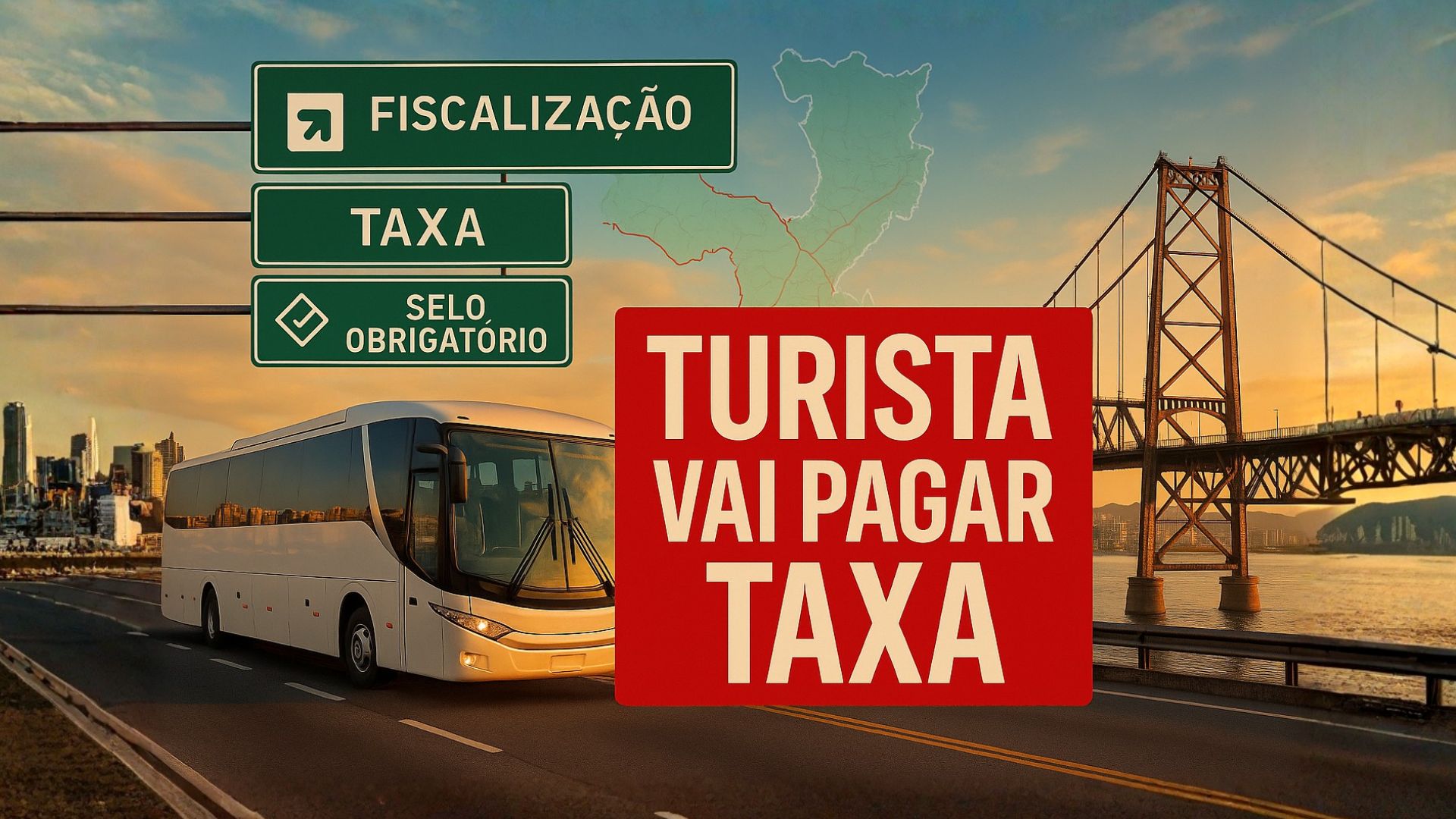 Florianópolis reforça regras para veículos de turismo, exige selo obrigatório, define taxas, rotas, estacionamentos e pontos de descarte.