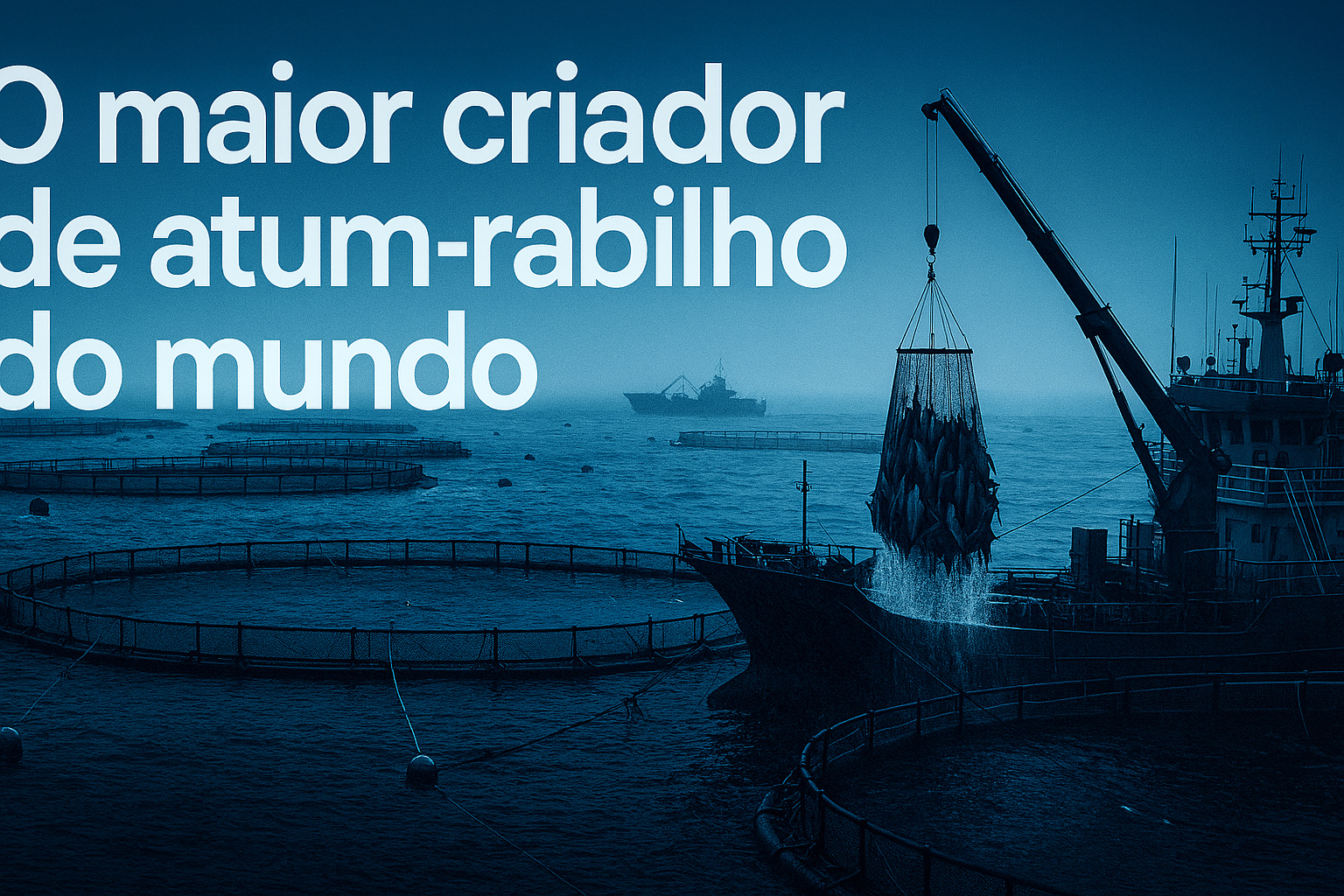 Com mais de 15 mil toneladas por ano, o Japão lidera a criação do peixe mais caro do mundo e opera megafazendas de atum-rabilho que dominam a produção global dessa proteína premium