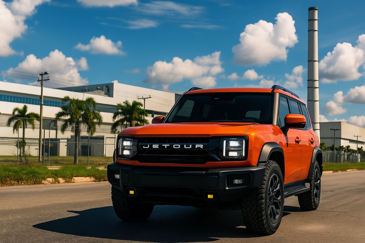 Jetour terá fábrica no Ceará para produzir SUVs 4x4, lançar o Jetour T1 e competir com a linha Tank da GWM no mercado brasileiro.