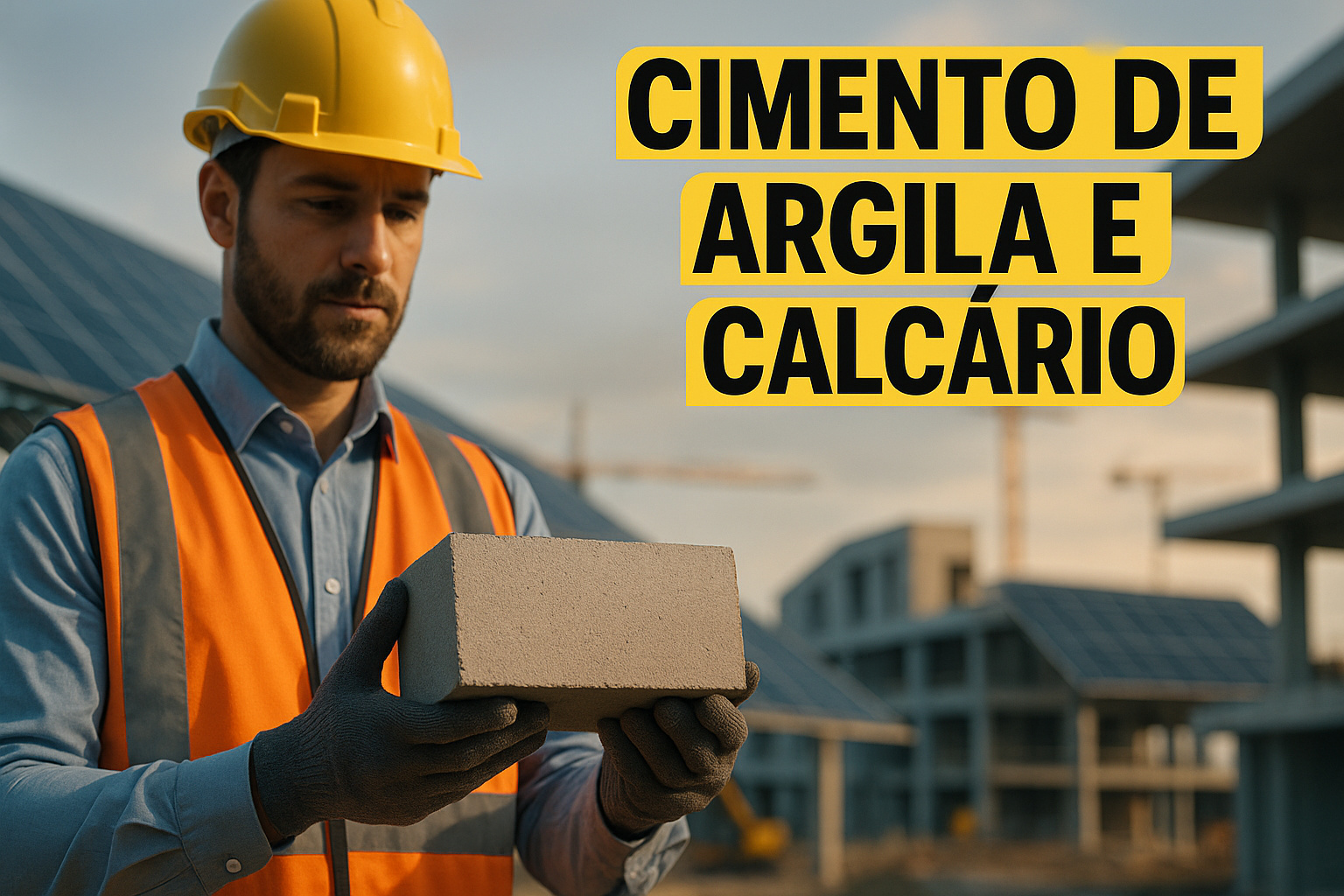 Mais limpo, mais barato e mais forte: novo cimento de argila e calcário desafia o reinado do Portland e ganha espaço nas construções modernas