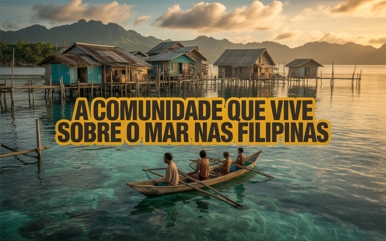 No sul das Filipinas, uma comunidade que vive sobre o mar constrói casas flutuantes, se desloca apenas por barcos e mantém viva uma das últimas culturas nômades oceânicas do planeta