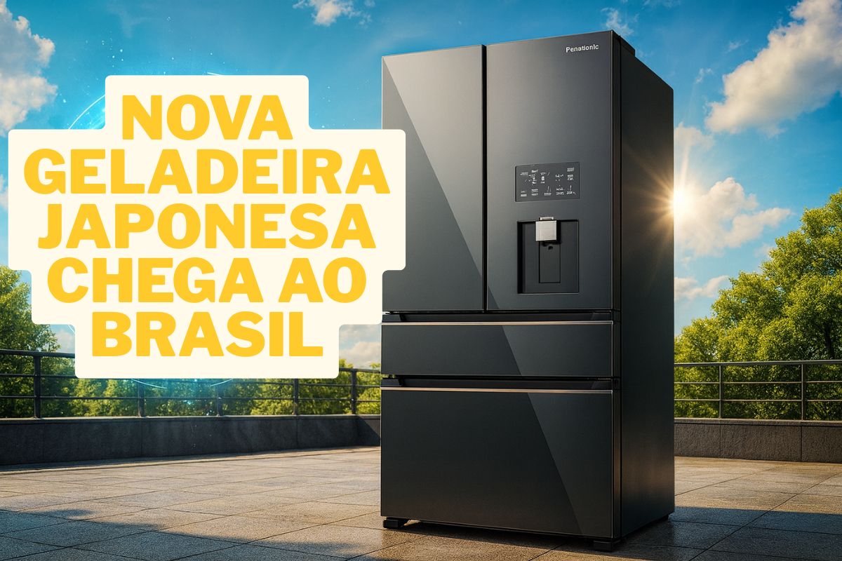 Nova geladeira Panasonic UniqGlass é geladeira premium French Door, geladeira com inteligência artificial e recursos avançados para quem busca luxo e eficiência.