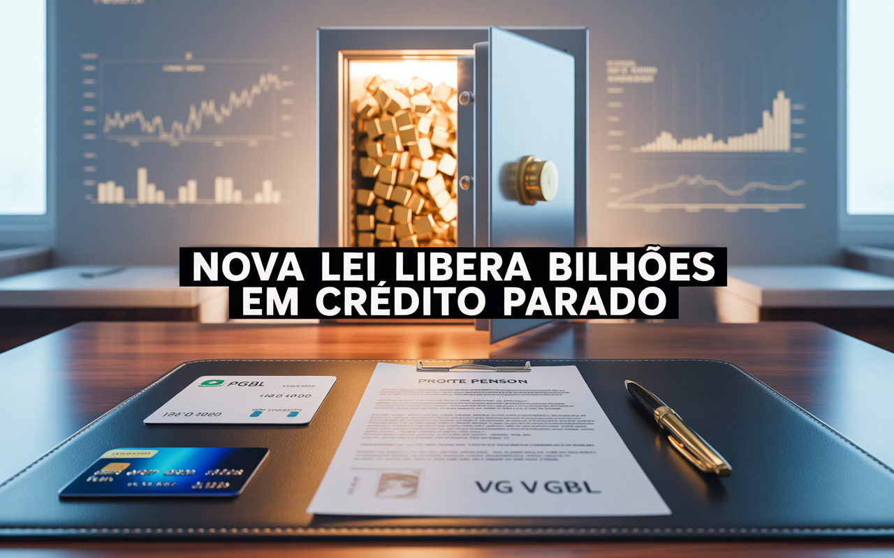 Nova lei permite usar saldo da previdência privada como garantia em empréstimos bancários e muda as regras de crédito no país, liberando bilhões em recursos parados