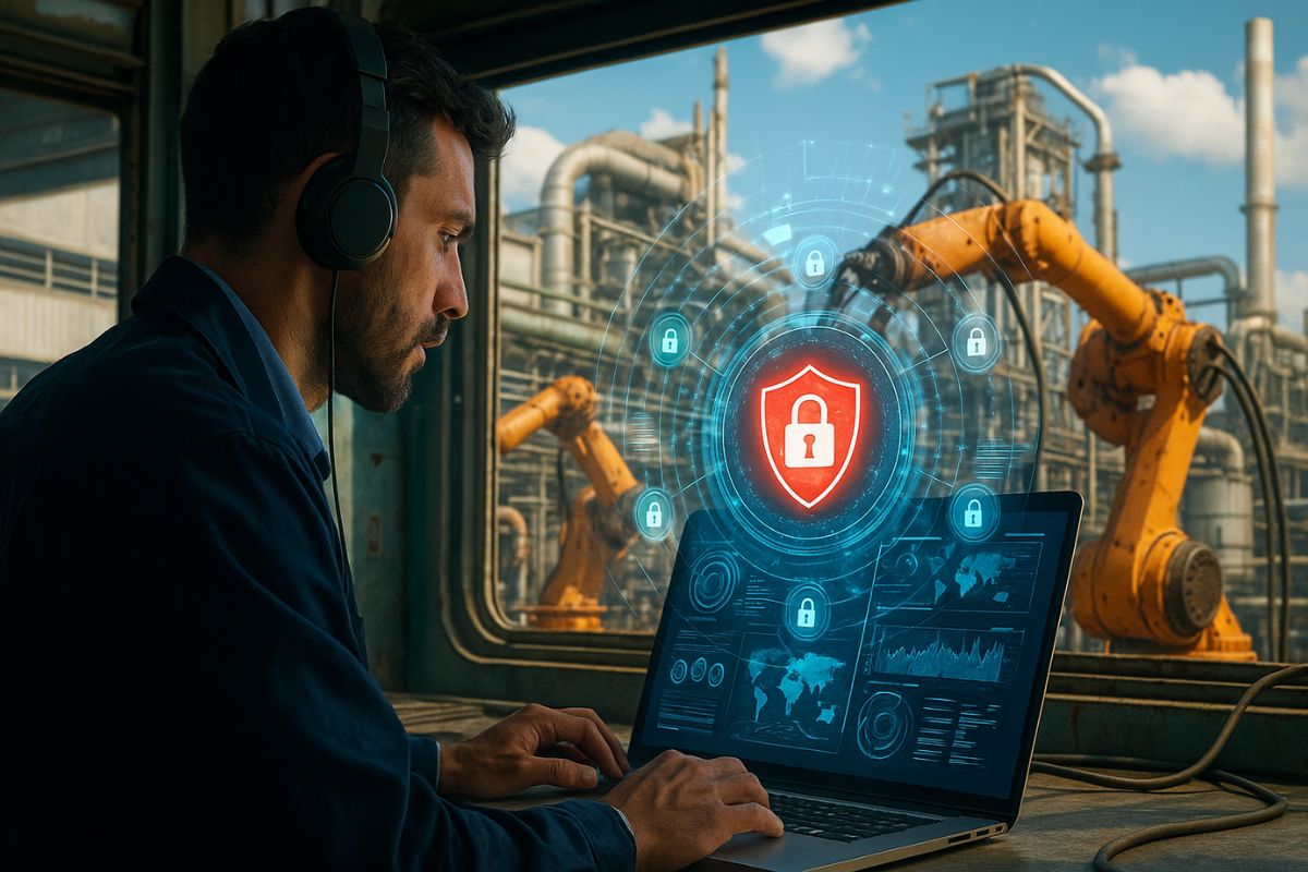 Nova profissão da Indústria cresce com a Indústria 4.0 e exige cibersegurança industrial, segurança OT e atuação do especialista em cibersegurança.