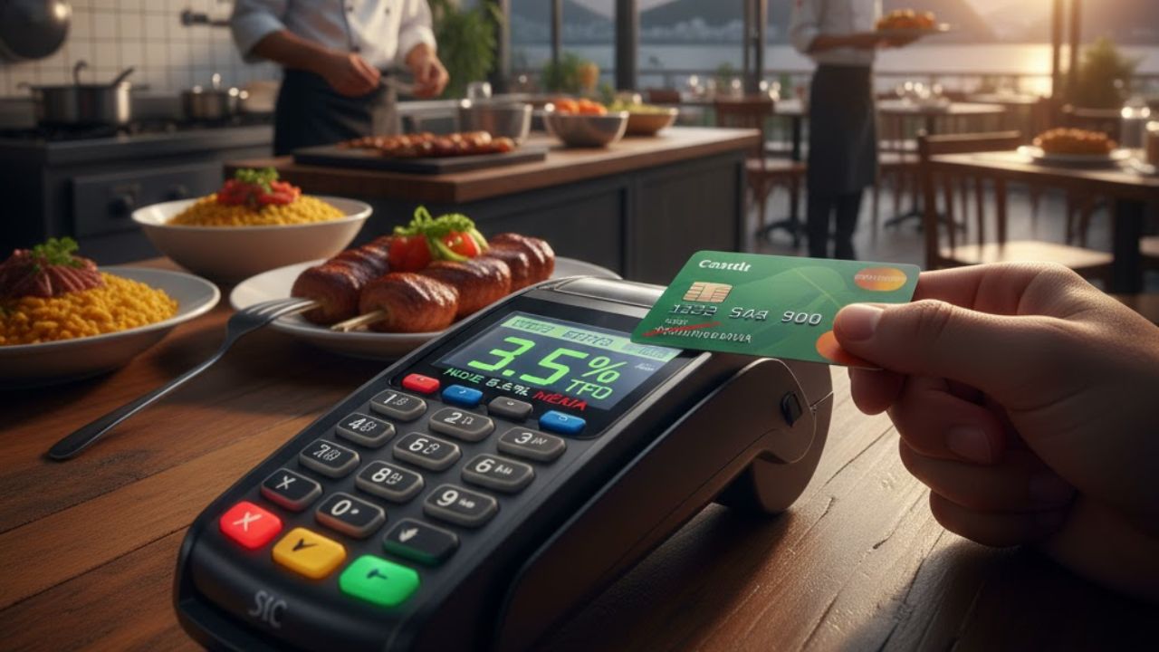 Nova regra do VR/VA impõe teto de 3% a 4% nas taxas para restaurantes, que hoje pagam média de 6% a 7%