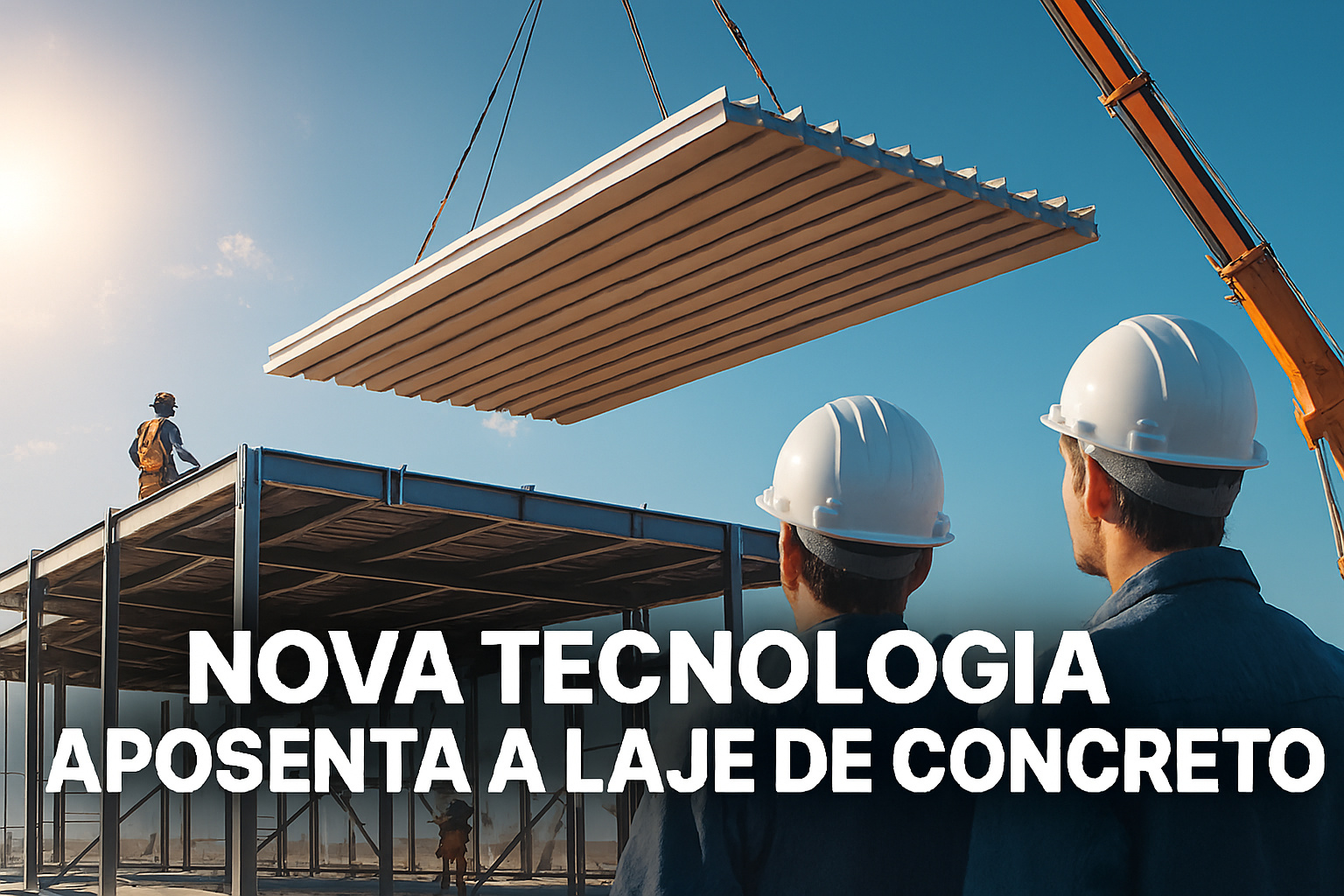 Nova tecnologia promete aposentar a laje de concreto tradicional e já transforma obras civis com redução de custos, tempo recorde de execução e resistência superior