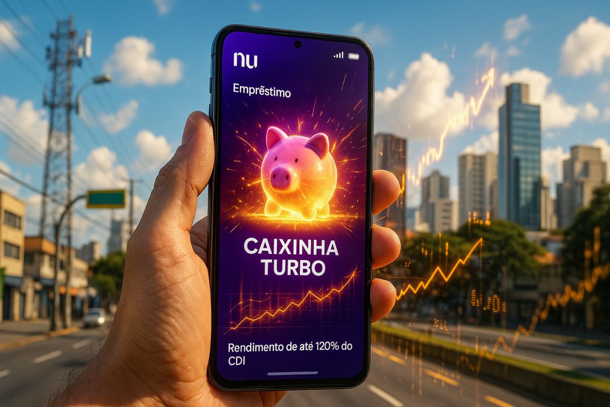 Guia do novo empréstimo Nubank com crédito rápido, Caixinha Turbo e rendimento de até 120% do CDI, tudo direto no app, com passos práticos, liquidez e uso responsável.