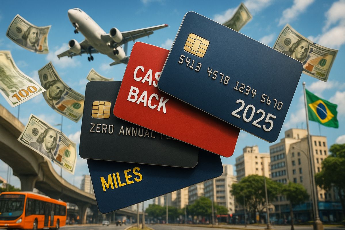 Melhores cartões de crédito com milhas, cashback, anuidade zero e programa de pontos para aproveitar benefícios e turbinar viagens em 2025.