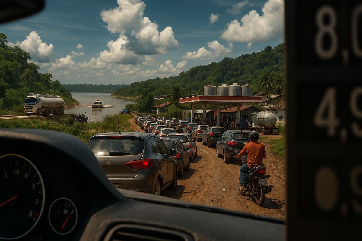 Pesquisa mostra por que a gasolina ultrapassa R$ 8 em cidades do Amazonas, com impacto no preço, poucos postos, logística cara e desafios no mercado de combustíveis.