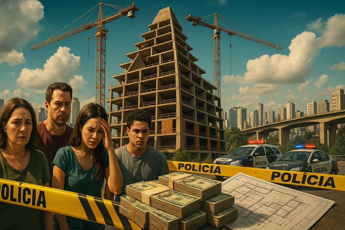 Pirâmide imobiliária em São Paulo investigada: incorporadora é alvo da Polícia Civil de São Paulo e já tem vítimas e investidores lesados.