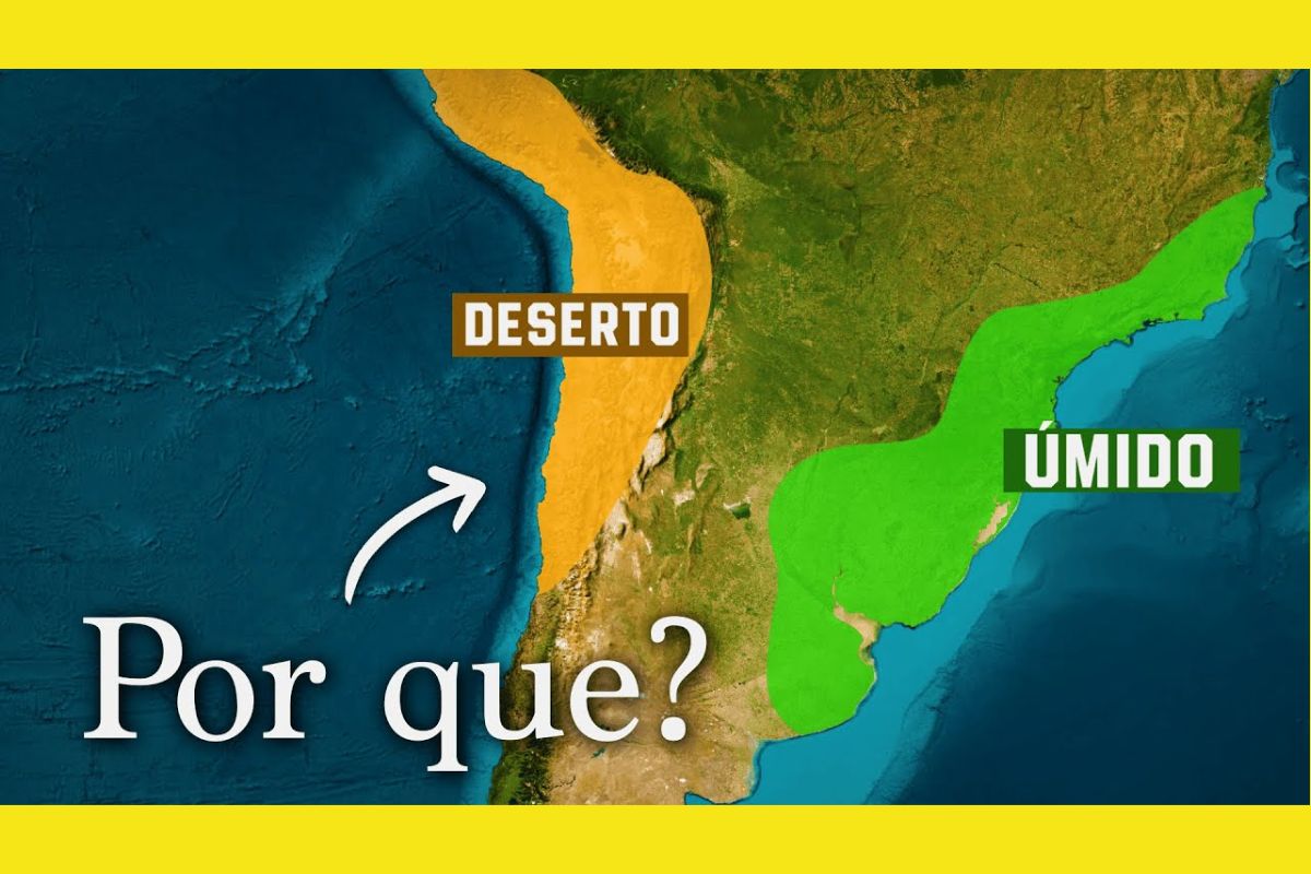 Chile seco, Brasil úmido: entenda como ventos, Andes e correntes geladas transformam a América do Sul num dos contrastes climáticos mais extremos do planeta.